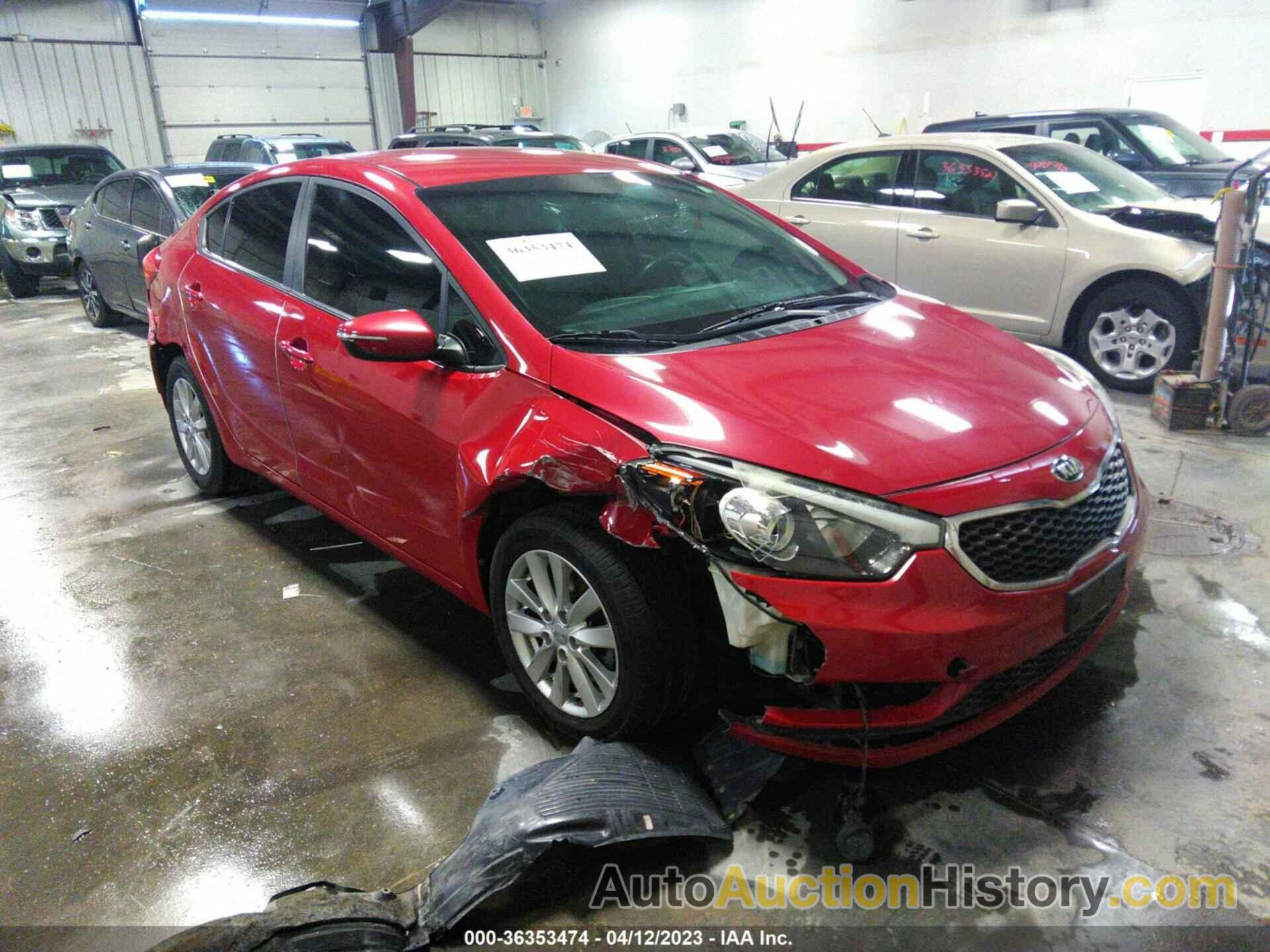 KIA FORTE LX, KNAFX4A69E5194048