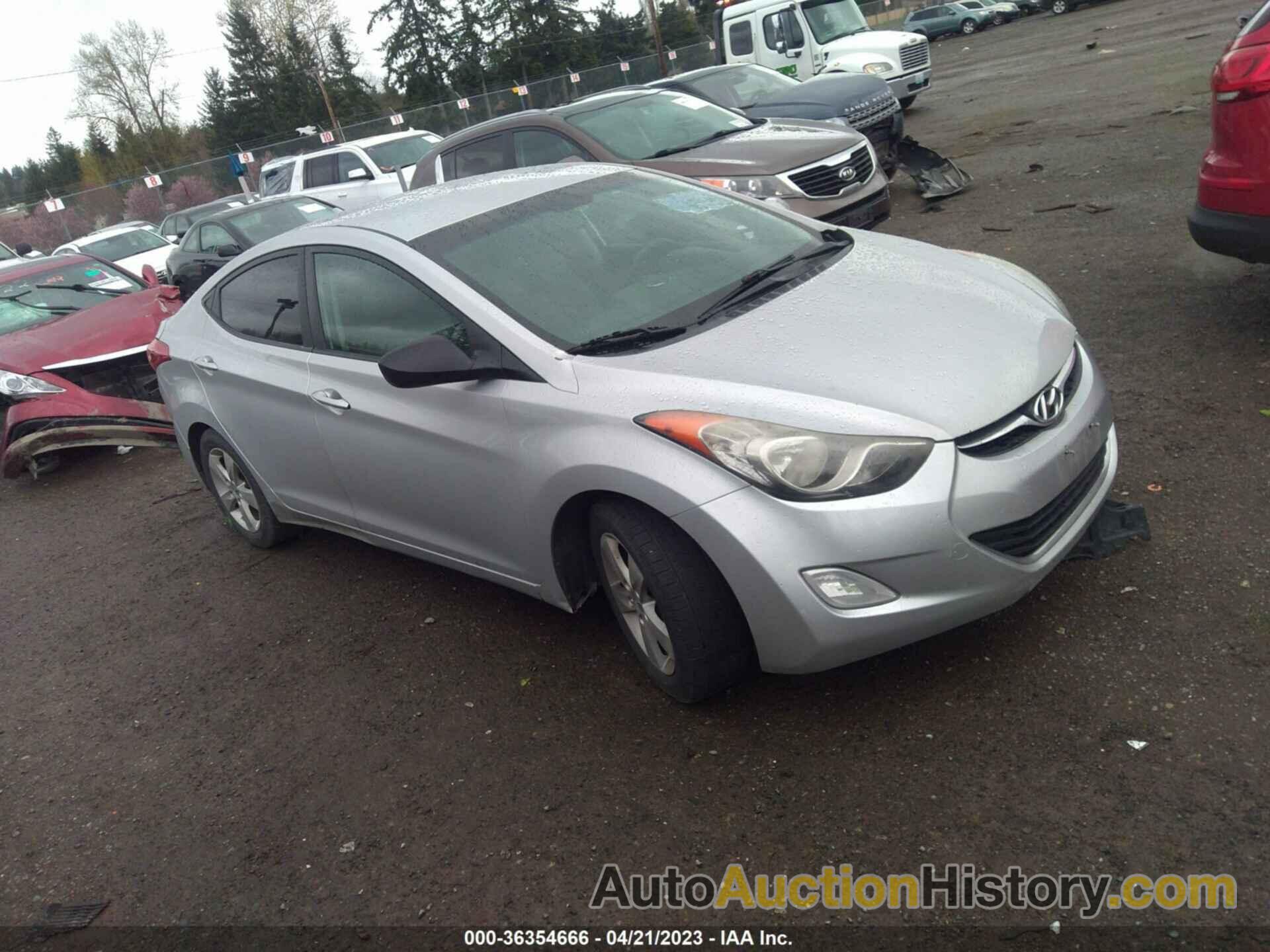 HYUNDAI ELANTRA GLS, KMHDH4AE4CU298458