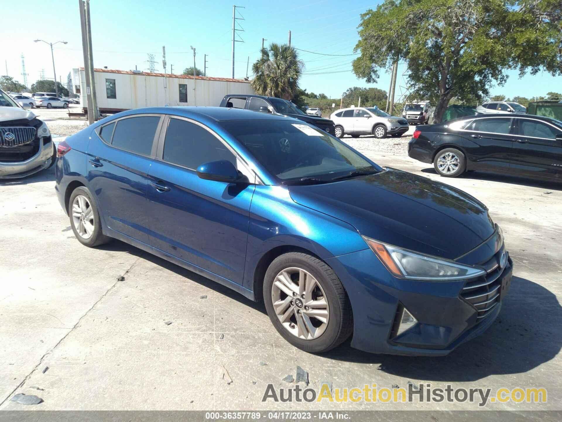 HYUNDAI ELANTRA SEL, 5NPD84LF8KH409354