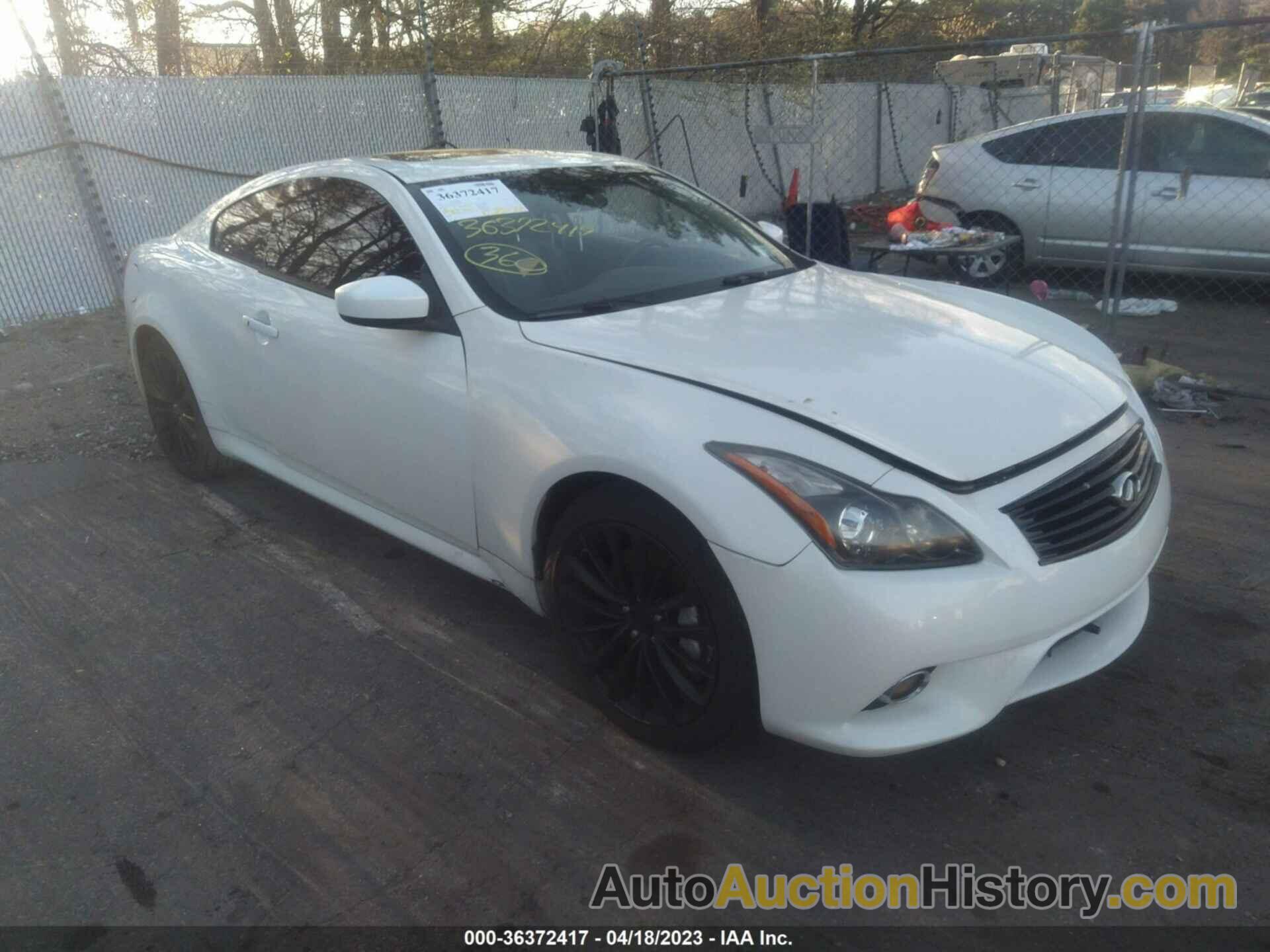 INFINITI G37 COUPE X, JN1CV6EL4CM473288