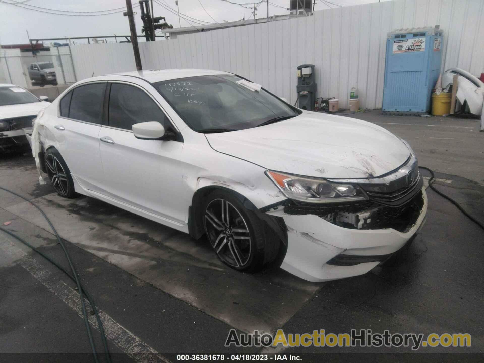 HONDA ACCORD SEDAN SPORT, 1HGCR2F55HA237754