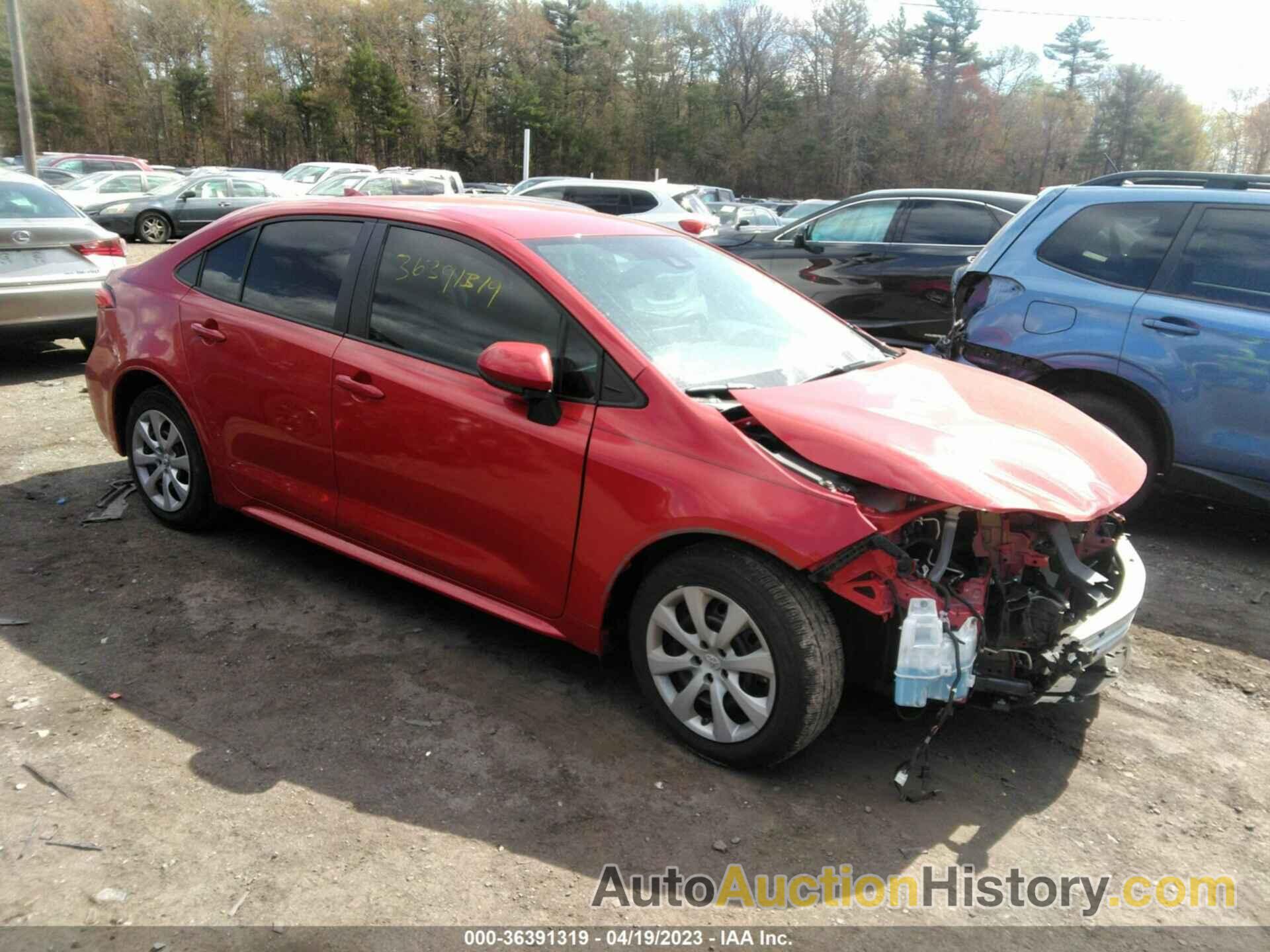 TOYOTA COROLLA LE, 5YFEPRAE0LP046809