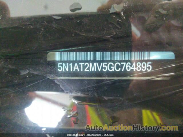 NISSAN ROGUE S/SV/SL, 5N1AT2MV5GC764895