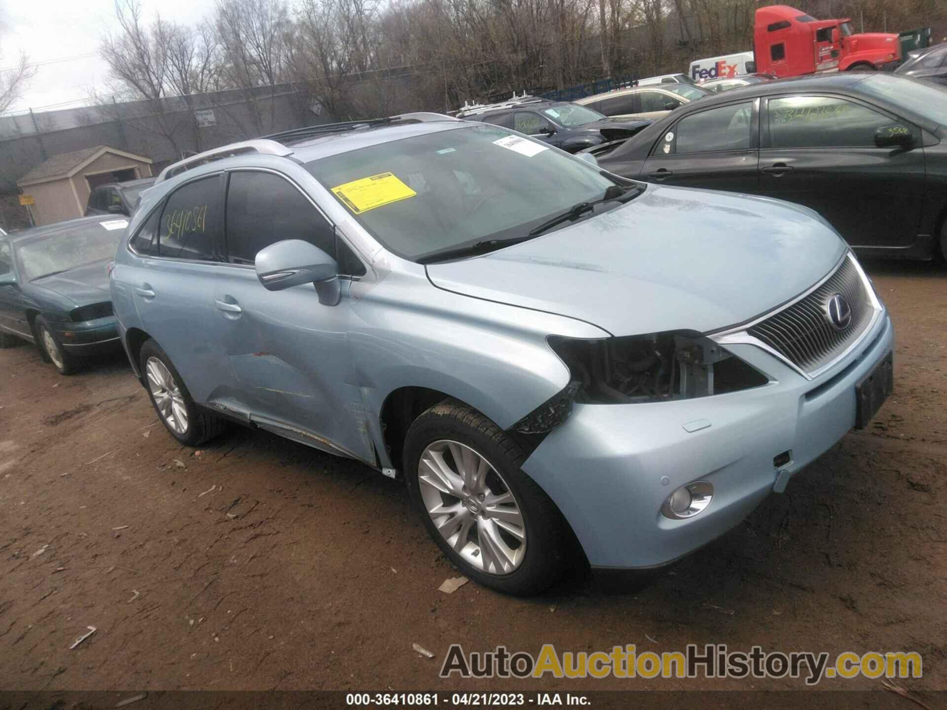 LEXUS RX 450H, JTJBC1BA8A2021919