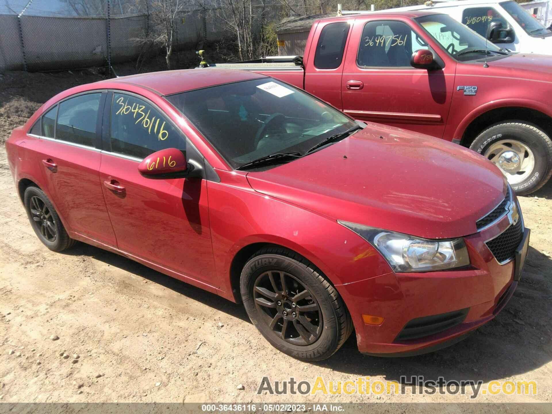 CHEVROLET CRUZE LT W/1LT, 1G1PF5S96B7101990