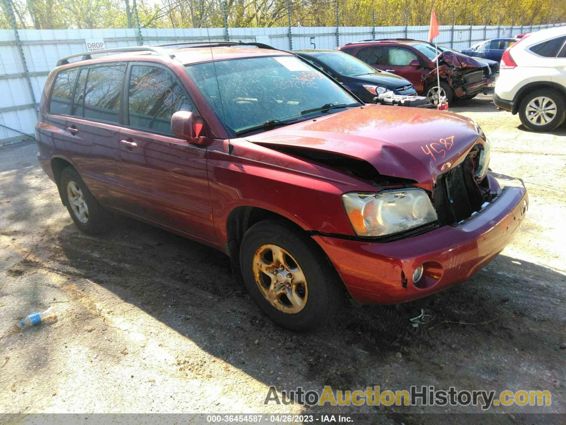 TOYOTA HIGHLANDER, JTEGD21A370155718