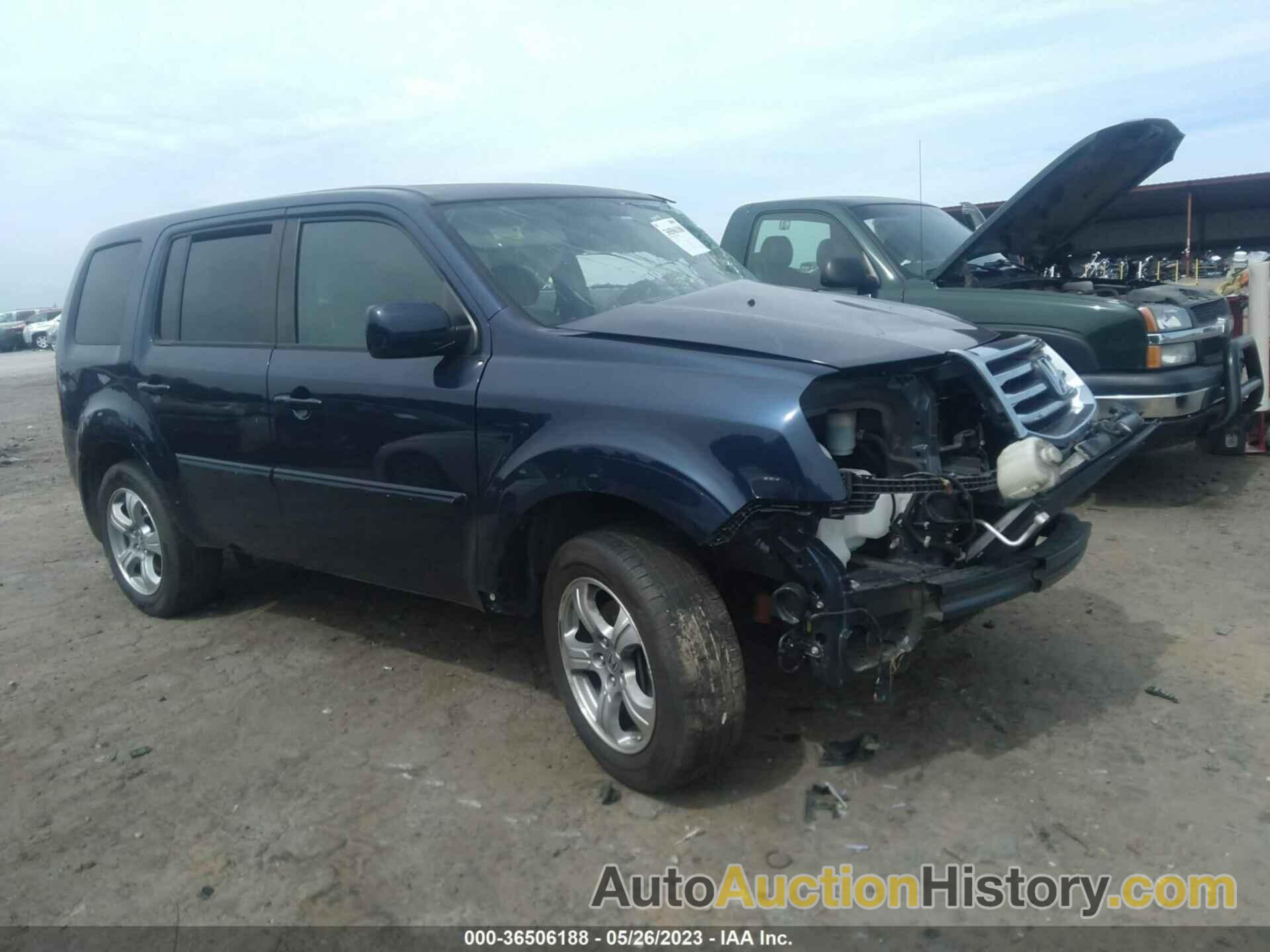 HONDA PILOT EX, 5FNYF3H40FB007308