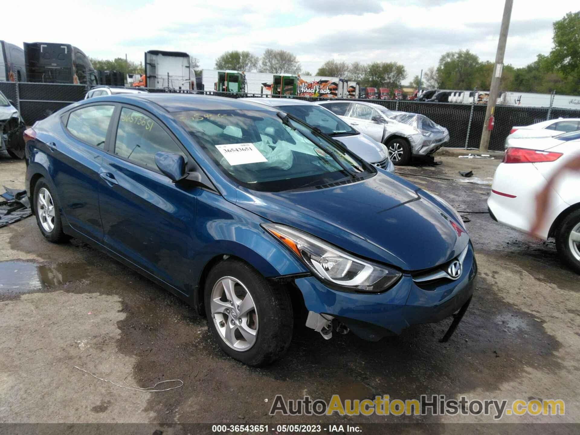 HYUNDAI ELANTRA SE, KMHDH4AE7FU394105