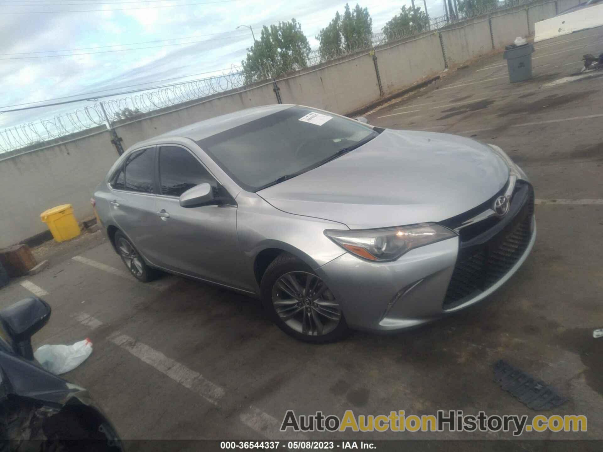 TOYOTA CAMRY XLE/SE/LE/XSE, 4T1BF1FK9GU251507