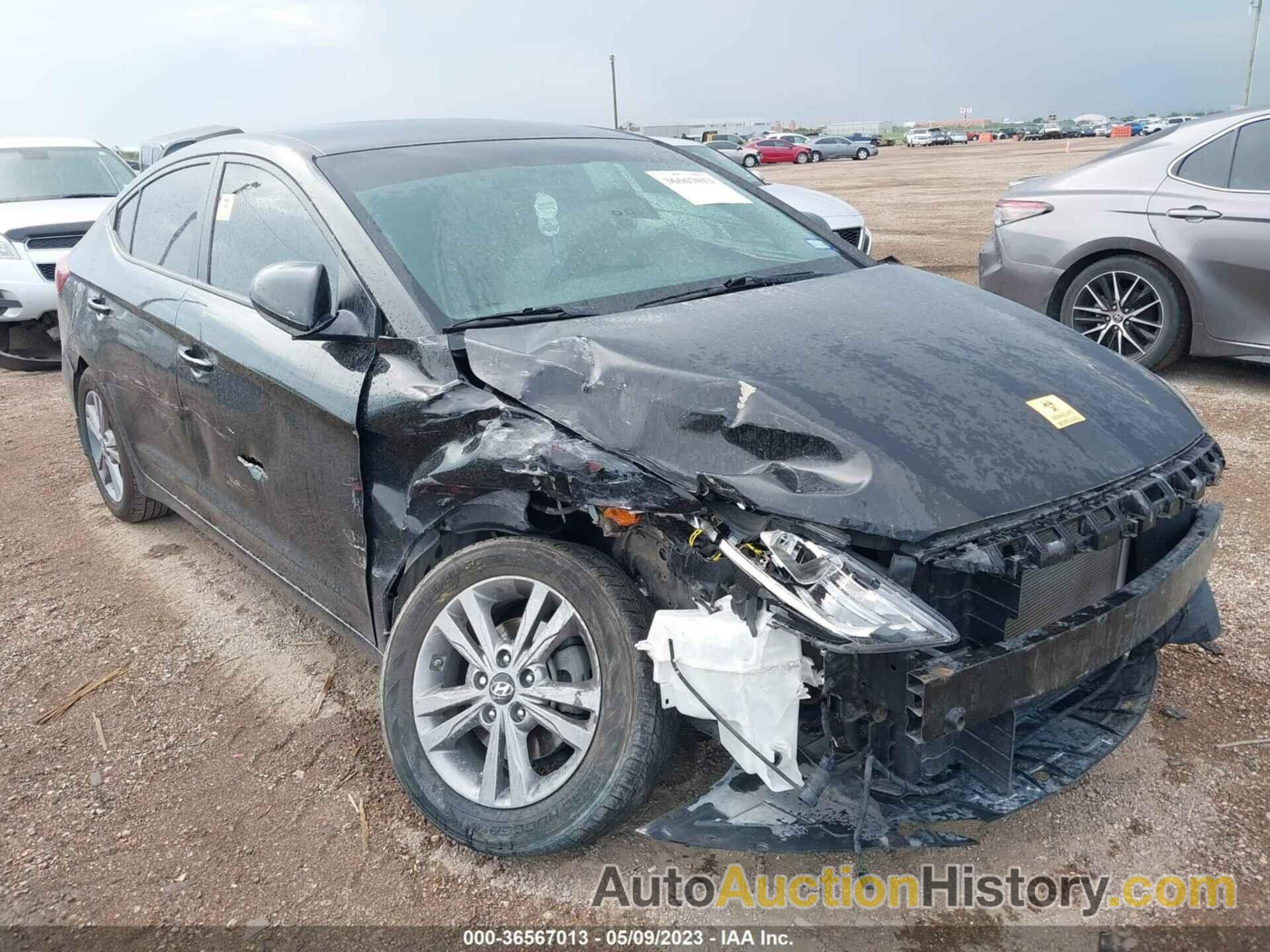 HYUNDAI ELANTRA SEL, KMHD84LF5JU513641