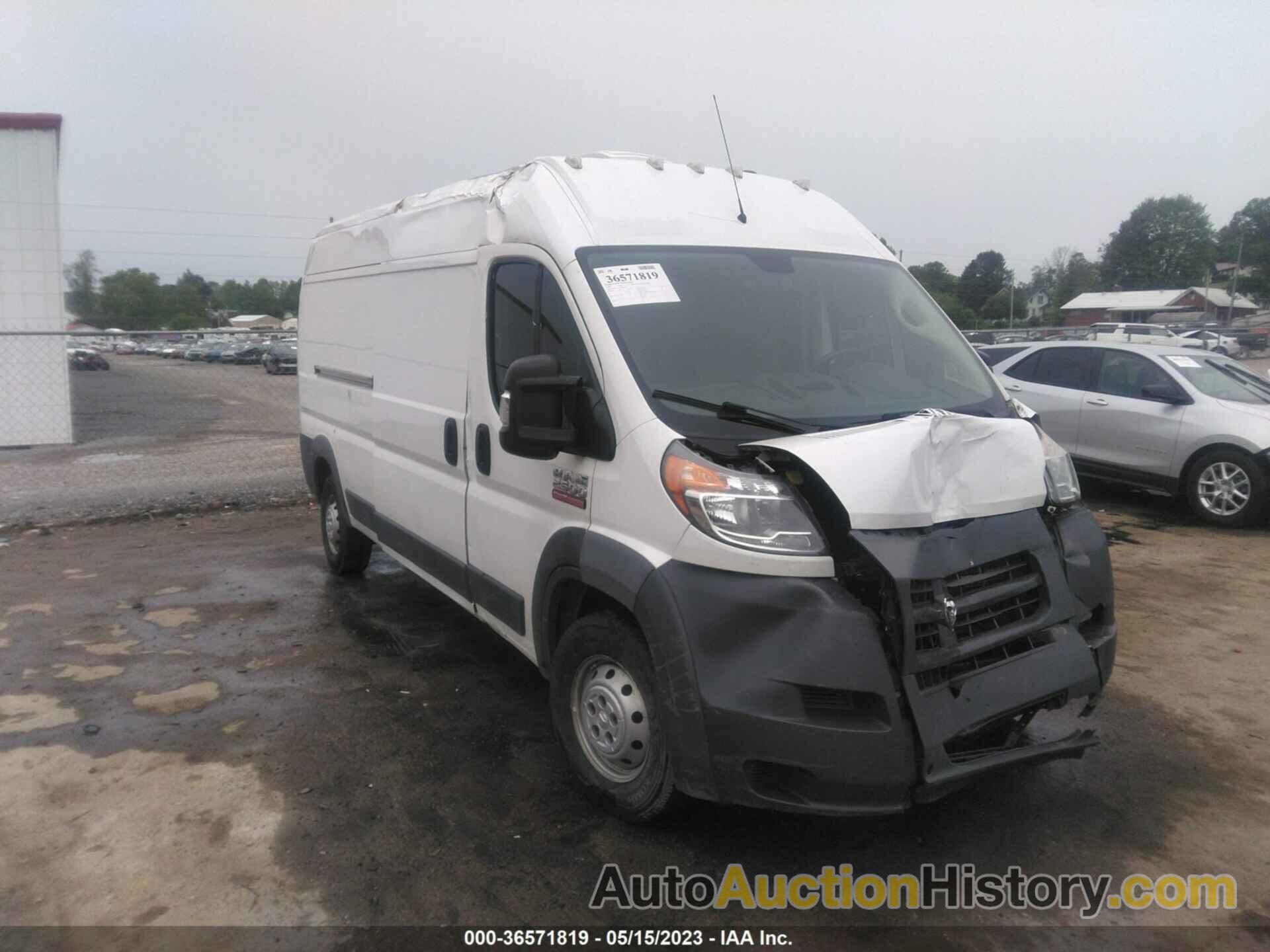 RAM PROMASTER 2500 HIGH ROOF 159" WB, 3C6TRVDG6JE105407