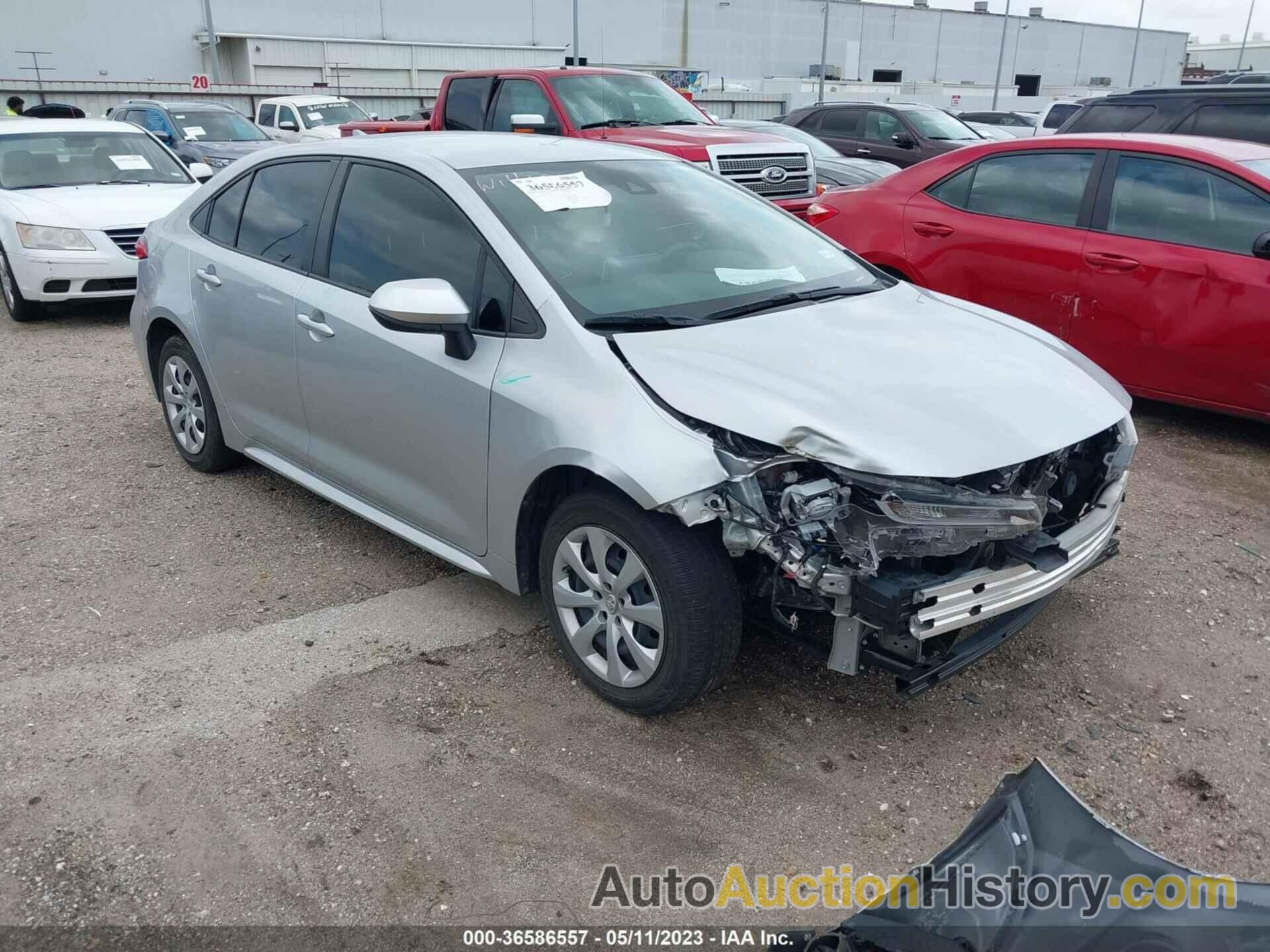 TOYOTA COROLLA LE, JTDEPMAE7MJ156619