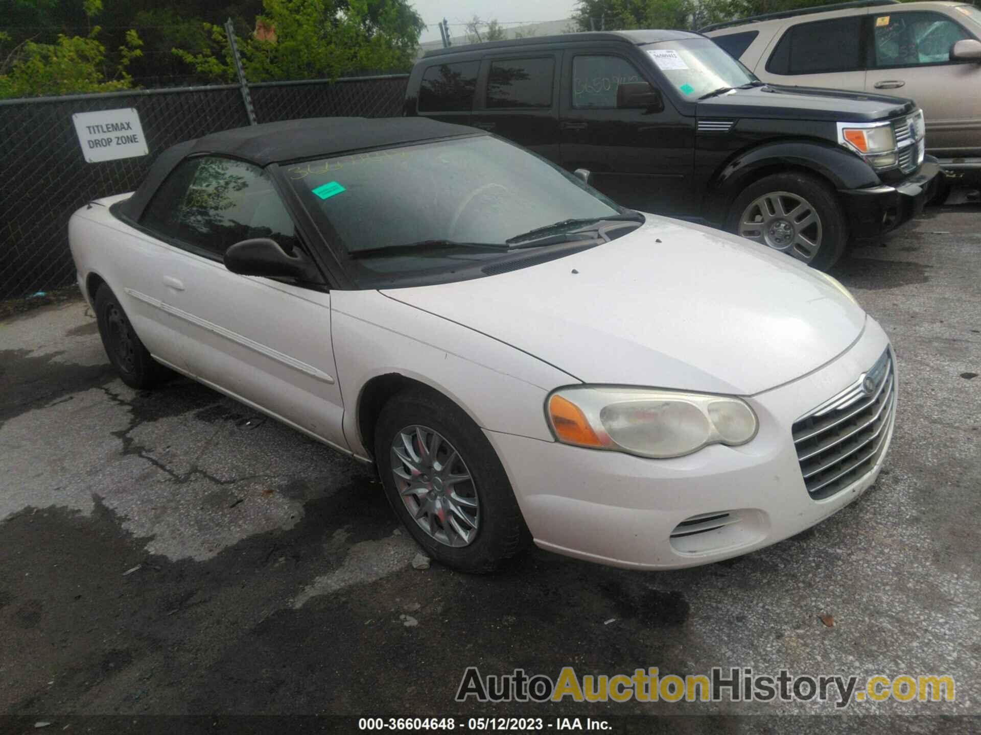 CHRYSLER SEBRING CONV, 1C3EL45R66N203616