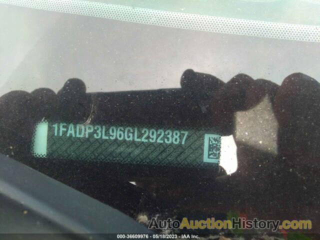 FORD FOCUS ST, 1FADP3L96GL292387