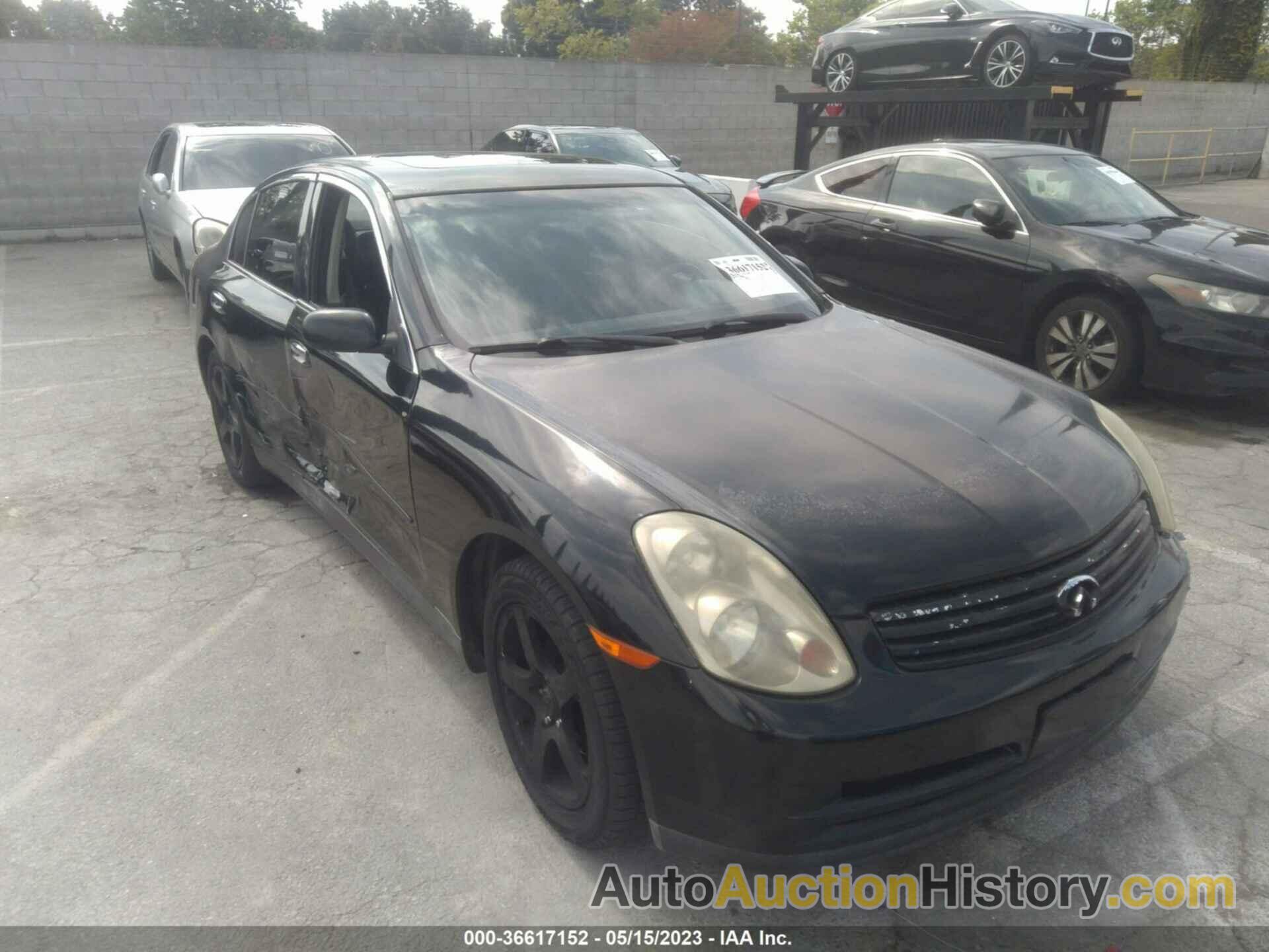 INFINITI G35 SEDAN W/LEATHER, JNKCV51E43M319225