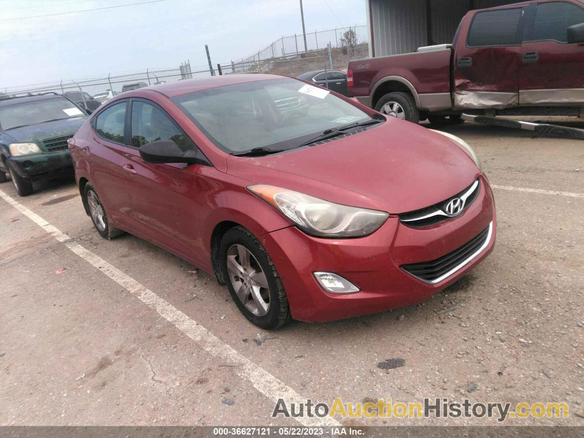 HYUNDAI ELANTRA GLS, KMHDH4AE1CU360107