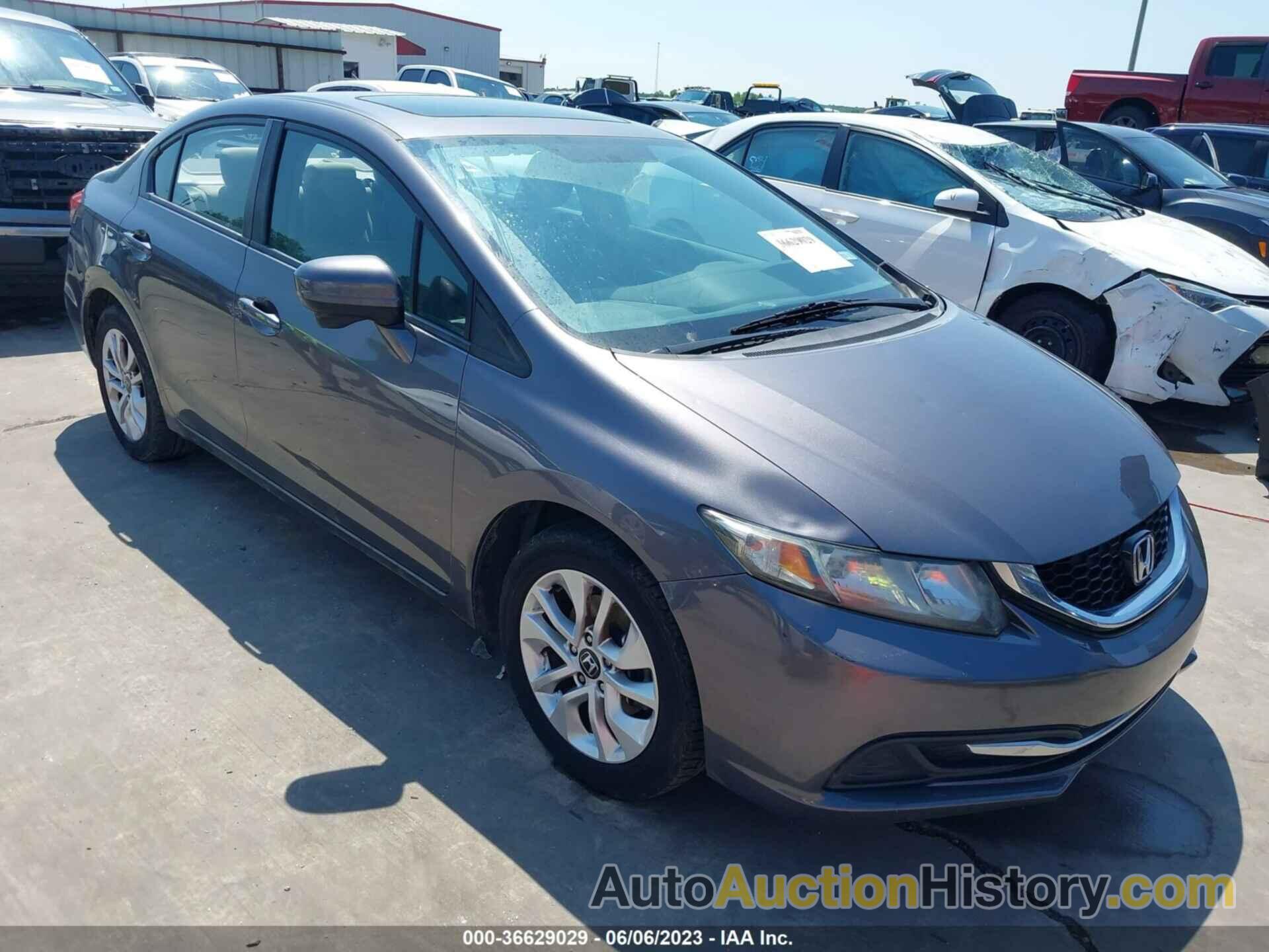 HONDA CIVIC SEDAN EX, 19XFB2F81FE047308