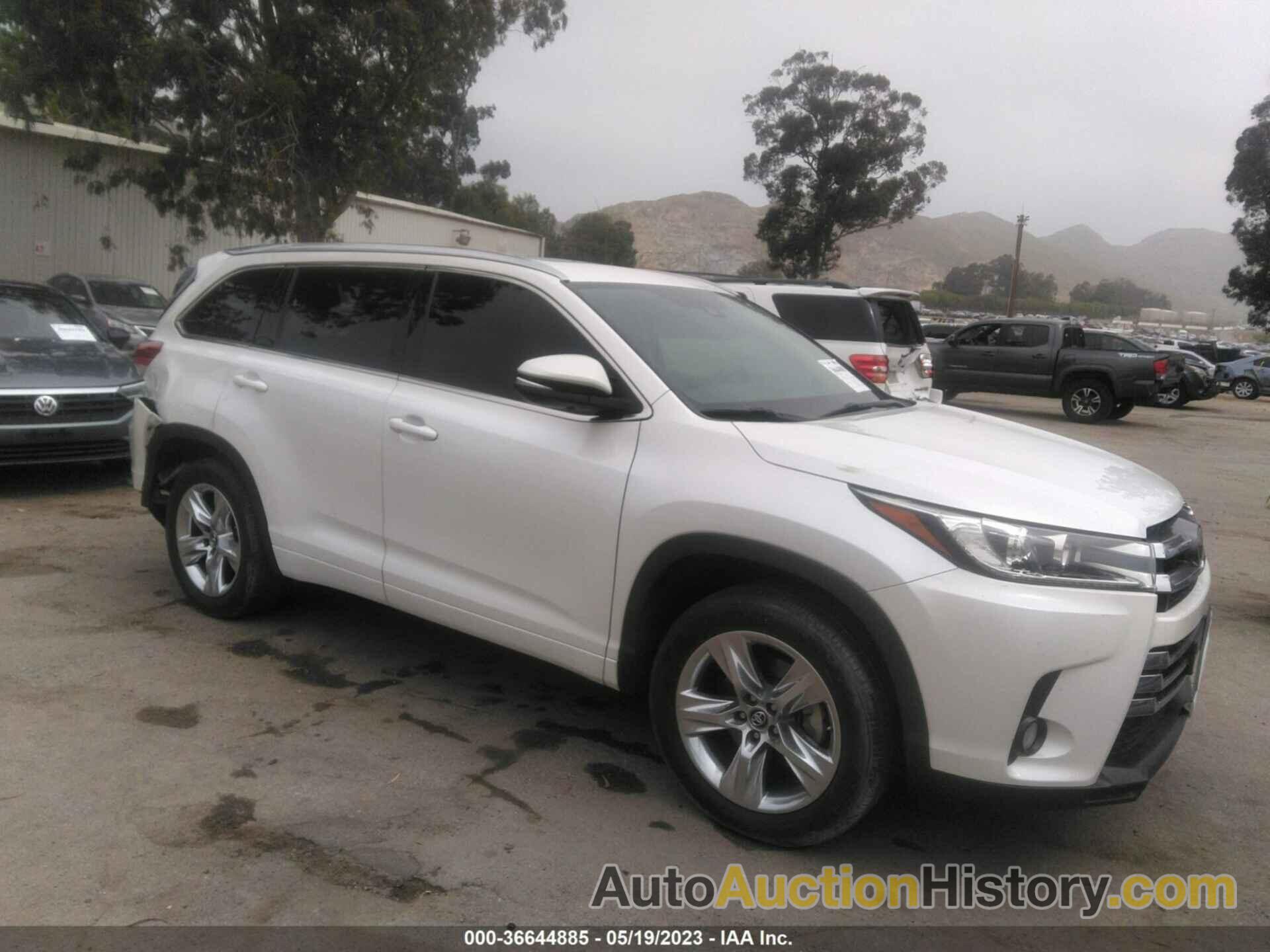 TOYOTA HIGHLANDER LIMITED, 5TDYZRFH9JS244481