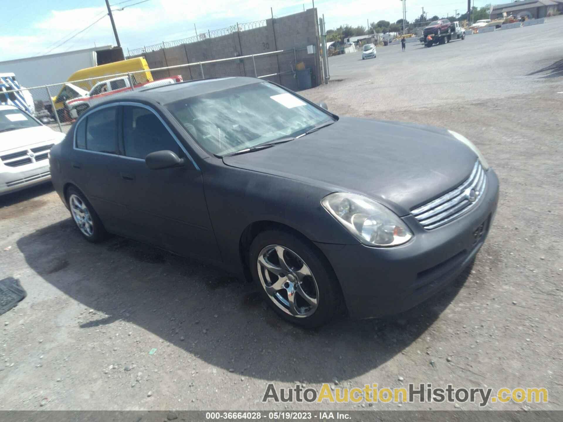 INFINITI G35 SEDAN W/LEATHER, JNKCV51E34M112715