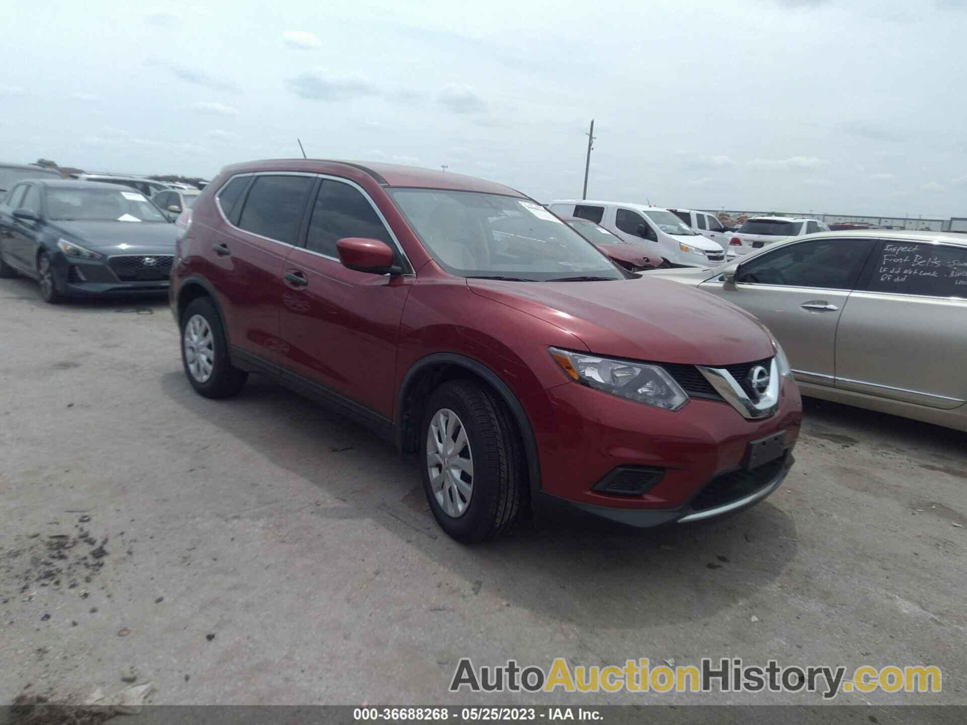 NISSAN ROGUE S, JN8AT2MT7GW019880