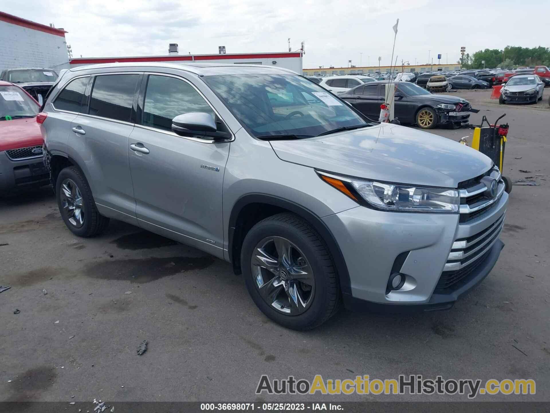 TOYOTA HIGHLANDER HYBRID LIMITED, 5TDDGRFH6HS023550