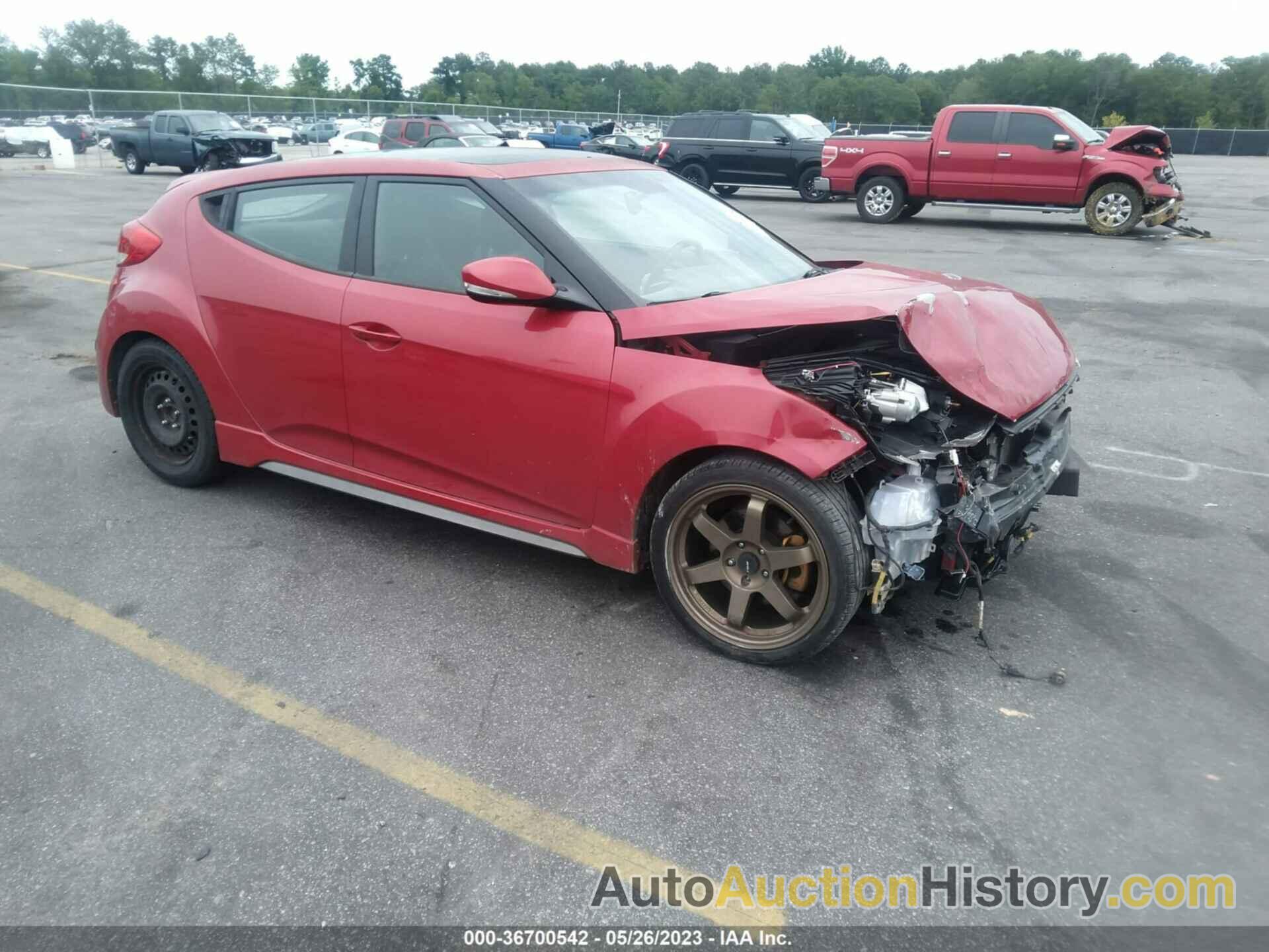 HYUNDAI VELOSTER TURBO, KMHTC6AEXFU232099