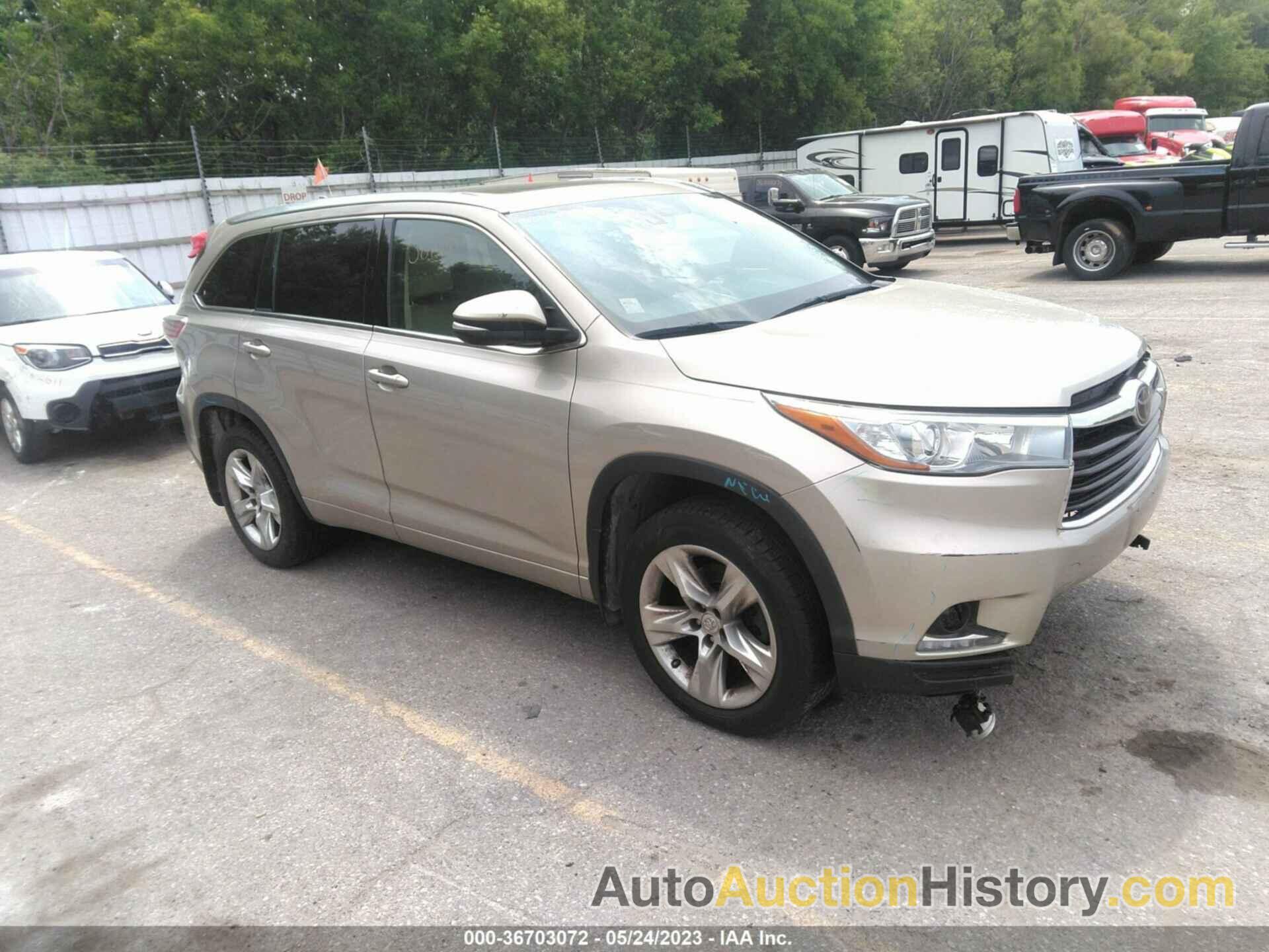 TOYOTA HIGHLANDER LIMITED, 5TDDKRFH2FS135192