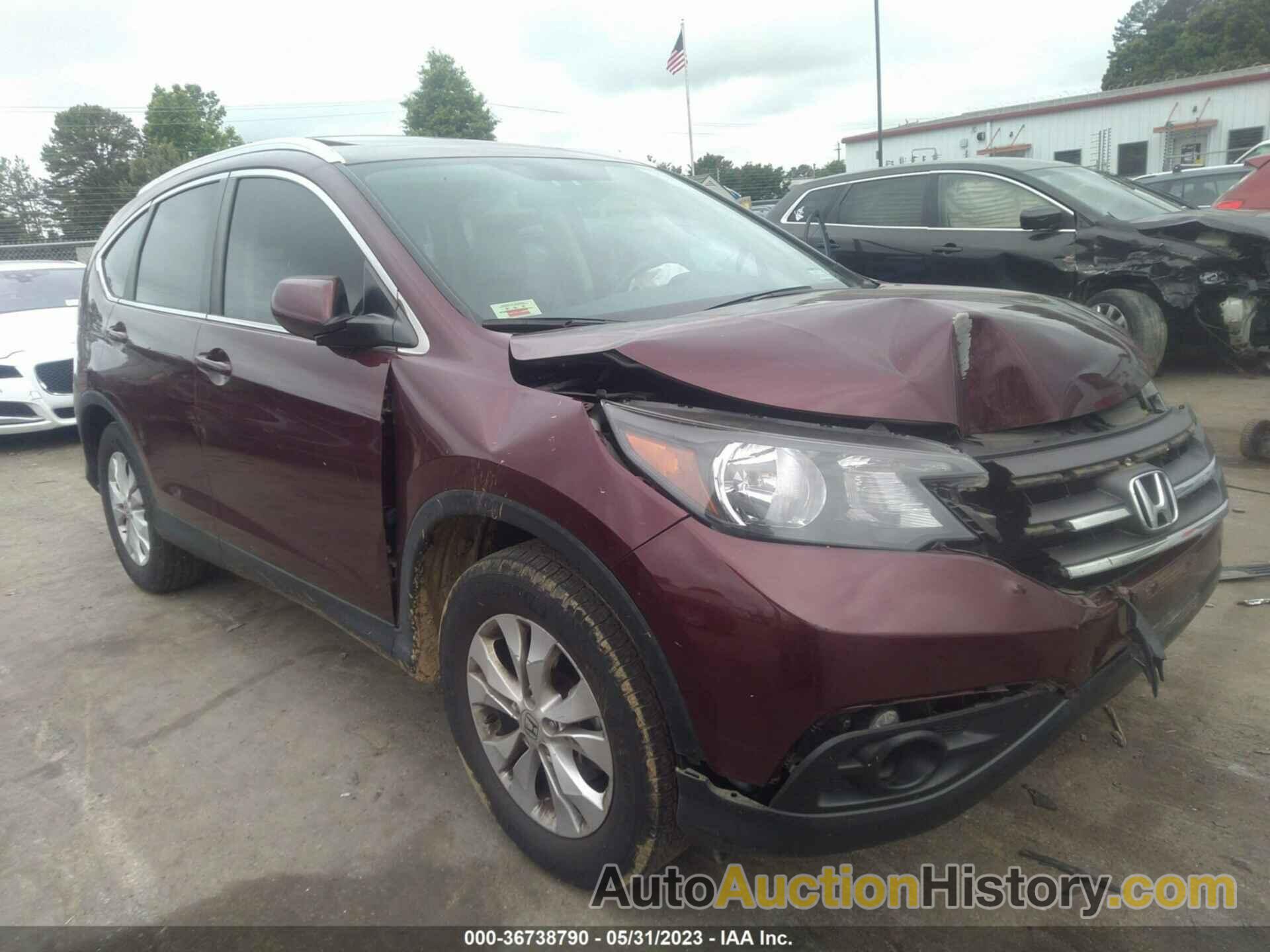 HONDA CR-V EX-L, 5J6RM3H74EL007466