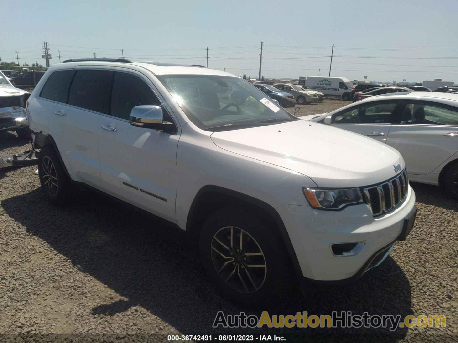 JEEP GRAND CHEROKEE LIMITED, 1C4RJFBG1KC537804