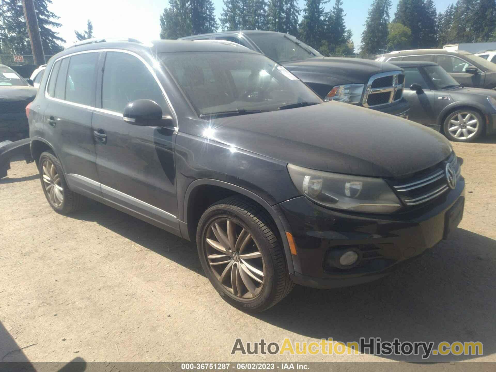 VOLKSWAGEN TIGUAN SE W/SUNROOF & NAV, WVGBV3AX4DW590340