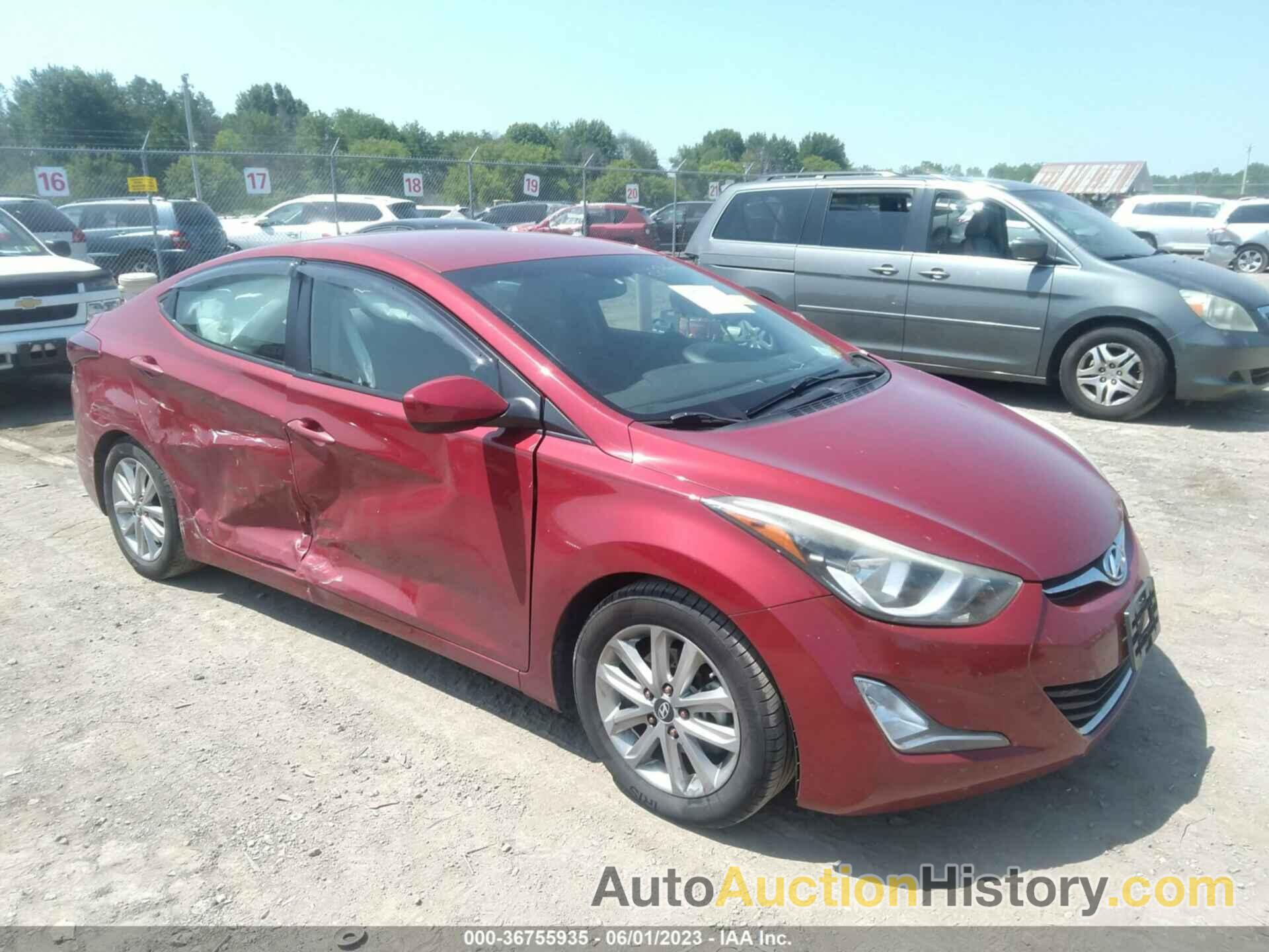 HYUNDAI ELANTRA SE, KMHDH4AE7GU617700