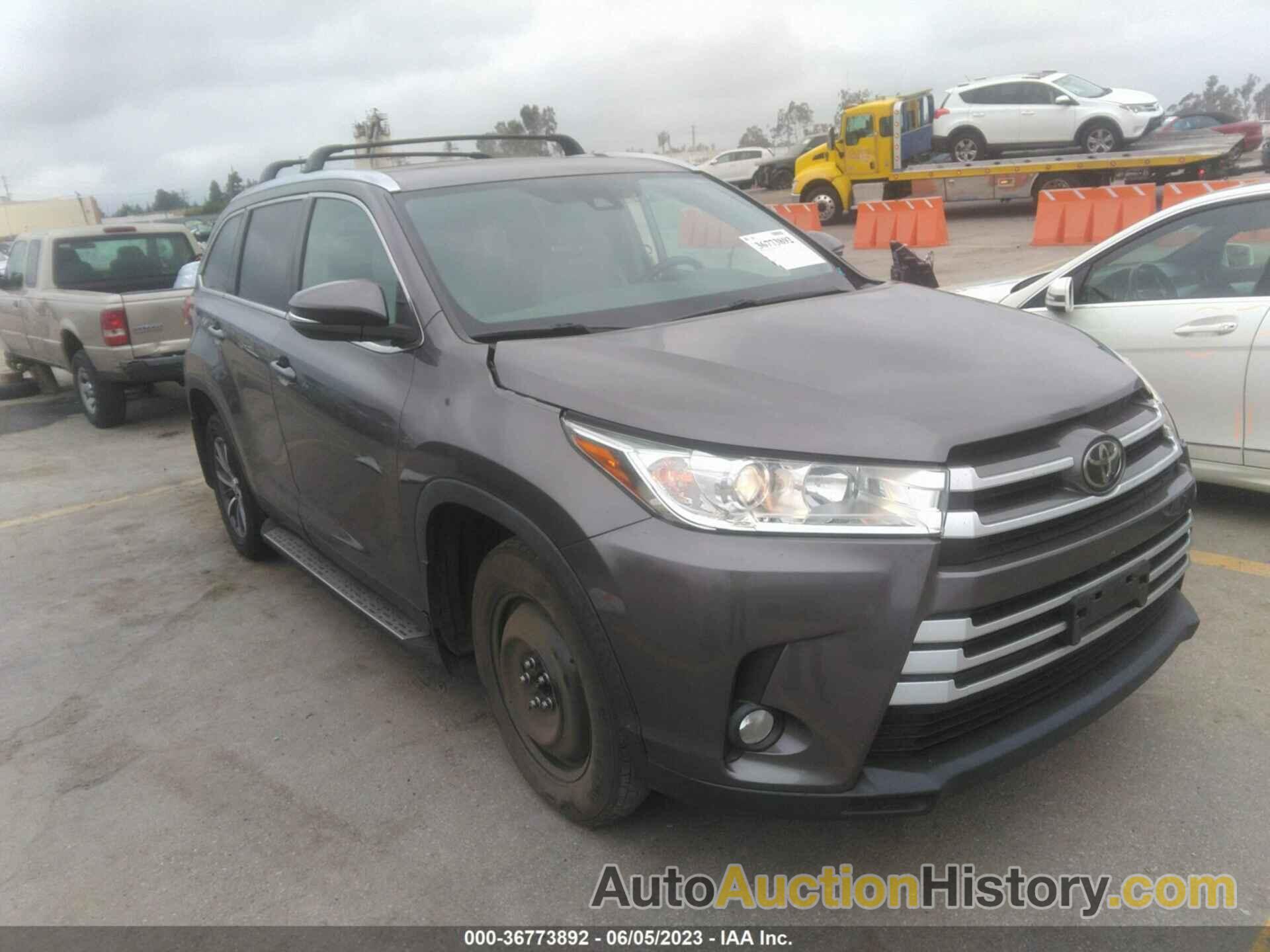 TOYOTA HIGHLANDER SE/XLE, 5TDKZRFHXKS563153