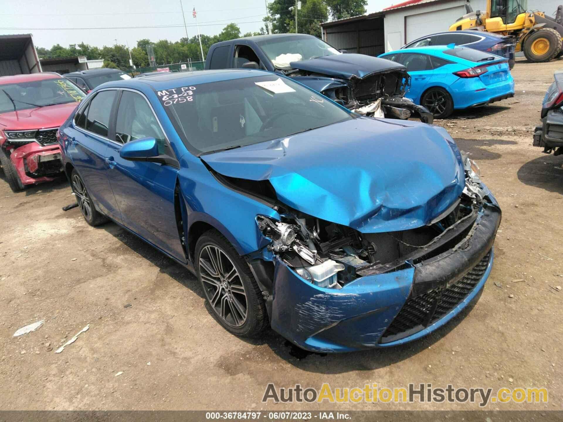 TOYOTA CAMRY XLE/SE/LE/XSE, 4T1BF1FK7GU570758