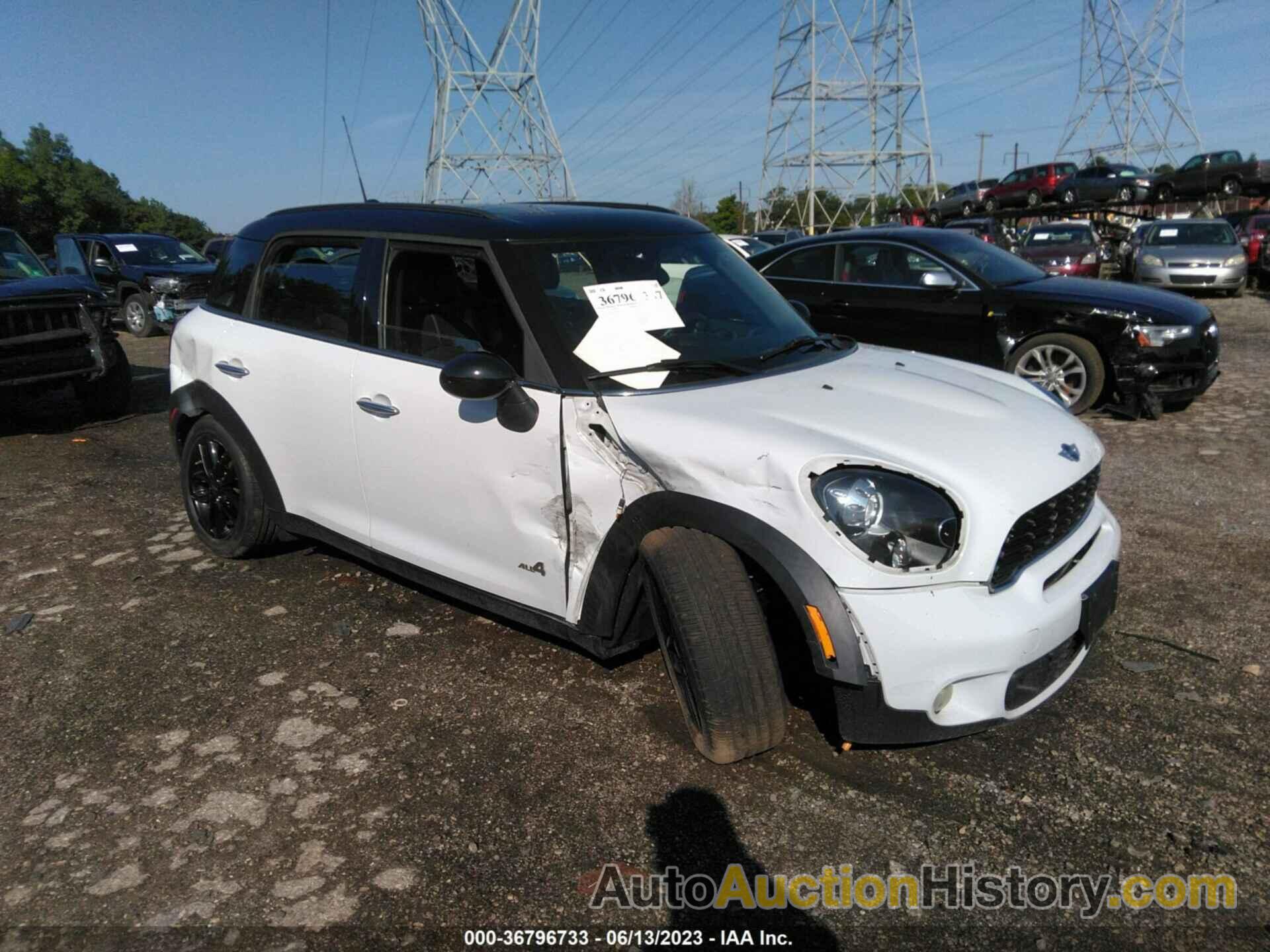 MINI COOPER COUNTRYMAN S, WMWZC5C56CWL61735