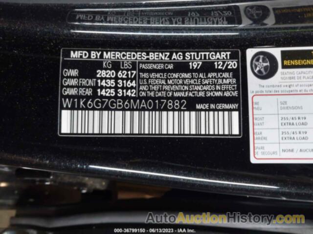 MERCEDES-BENZ S 580 4MATIC, W1K6G7GB6MA017882