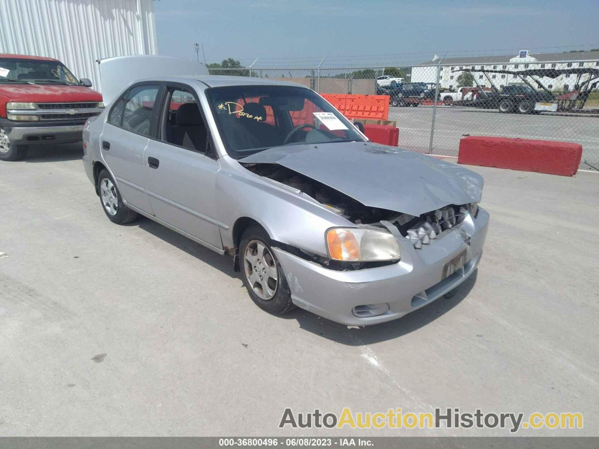 HYUNDAI ACCENT GL, KMHCG45C12U333818