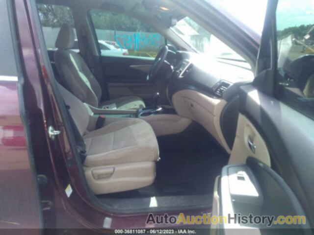 HONDA PILOT LX, 5FNYF6H11GB109323