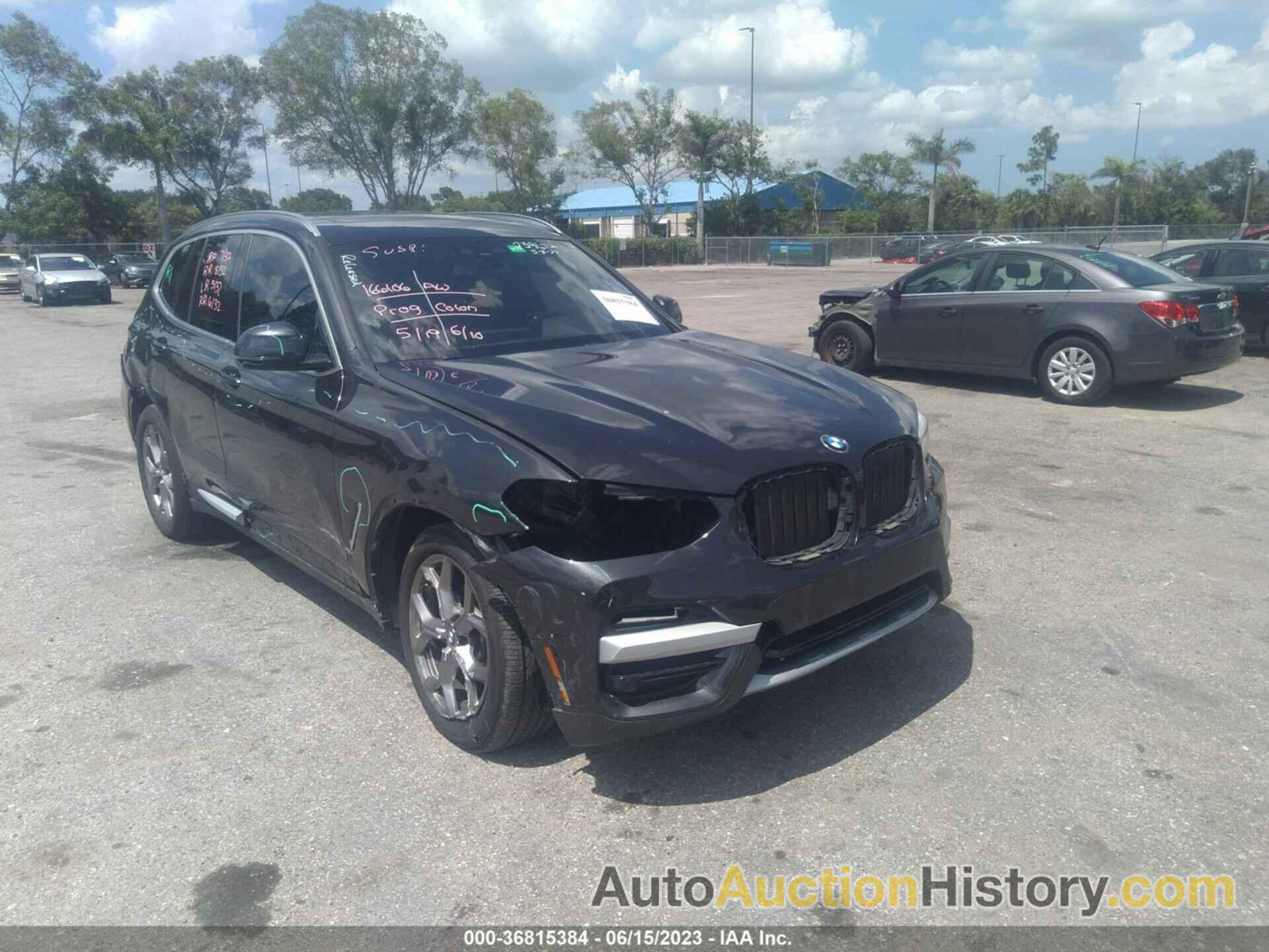 BMW X3 SDRIVE30I, 5UXTY3C08M9G42083