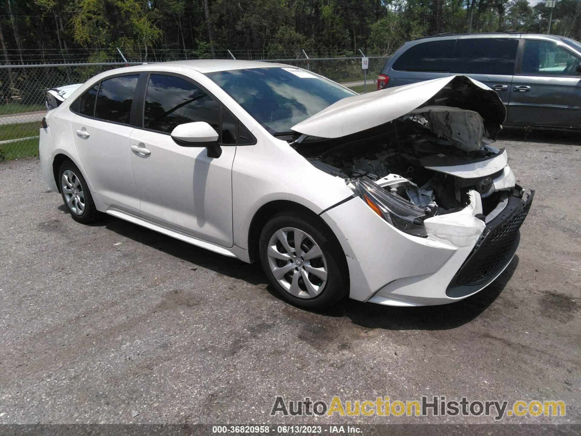 TOYOTA COROLLA LE, 5YFEPRAEXLP066906