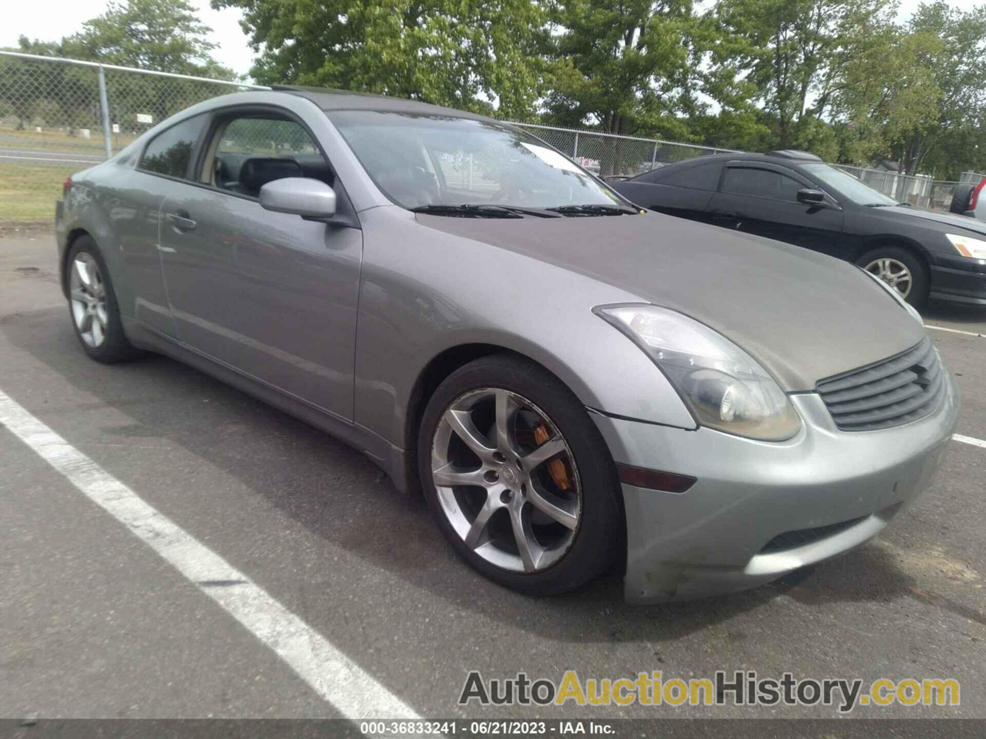 INFINITI G35 COUPE W/LEATHER, JNKCV54E84M800916