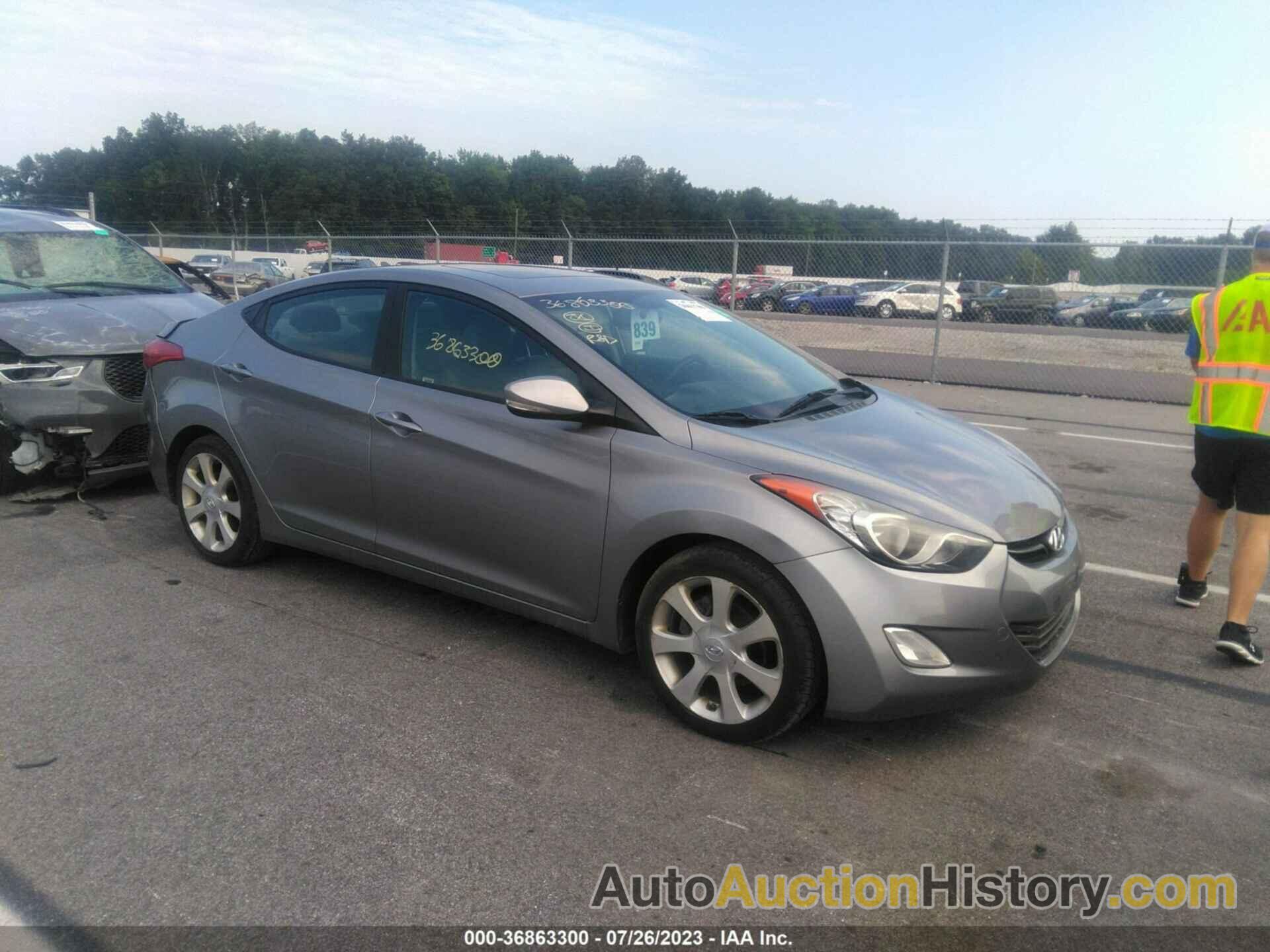 HYUNDAI ELANTRA LIMITED, KMHDH4AEXCU344231