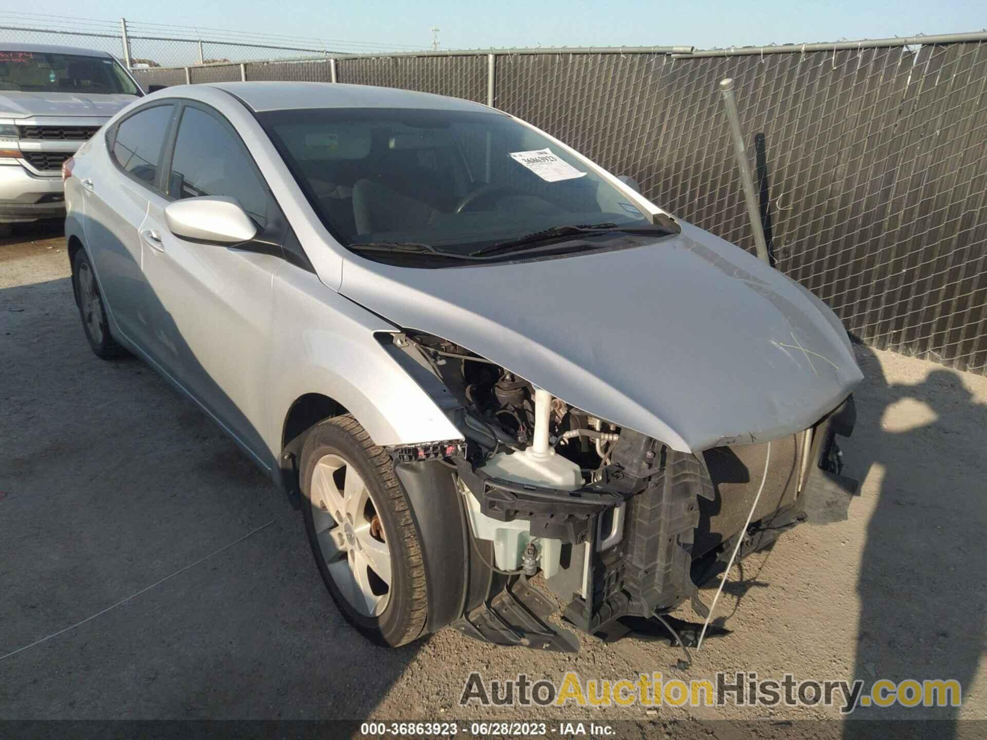 HYUNDAI ELANTRA GLS, KMHDH4AE3DU967207