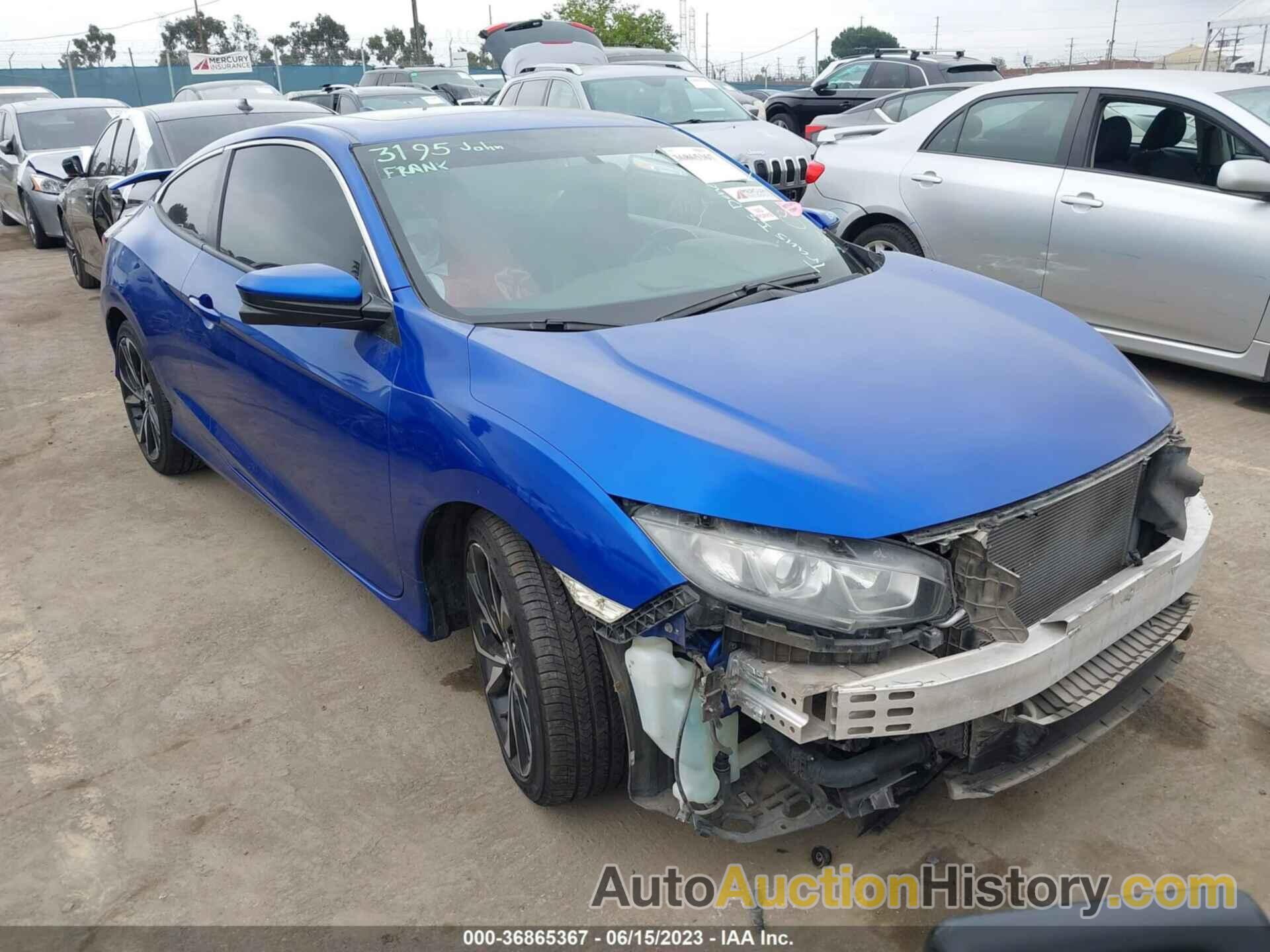 HONDA CIVIC SI COUPE, 2HGFC3A56KH750452