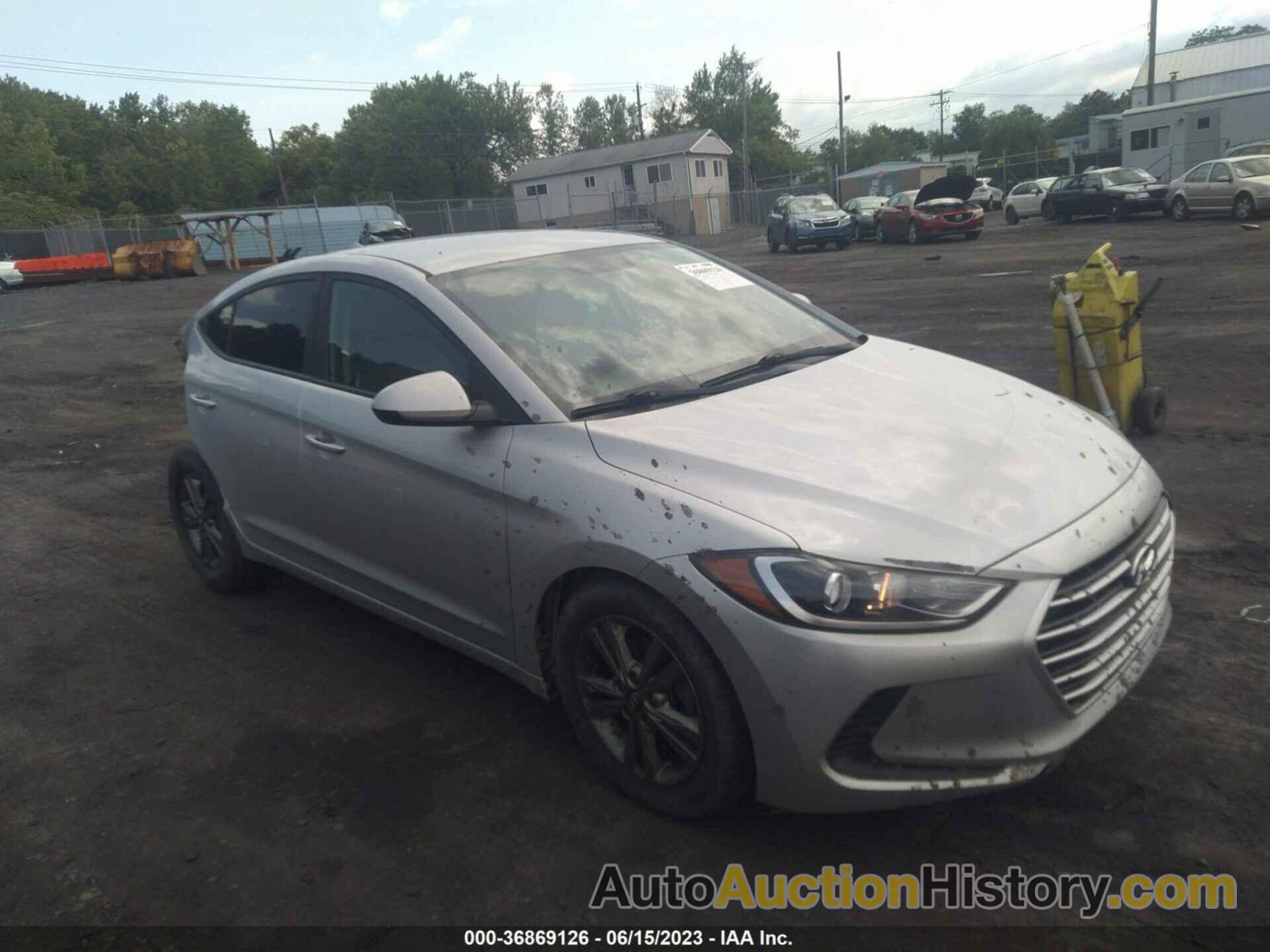 HYUNDAI ELANTRA SEL, 5NPD84LF8JH293927