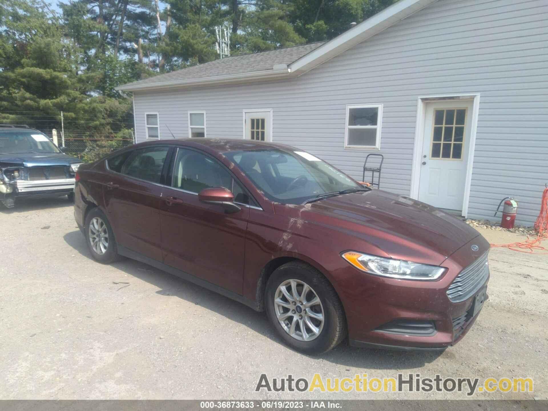 FORD FUSION S, 3FA6P0G75FR221701