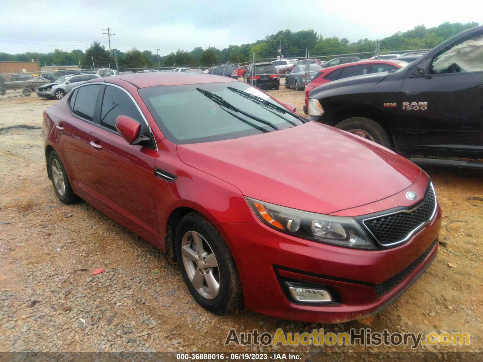 KIA OPTIMA LX, 5XXGM4A74FG415982