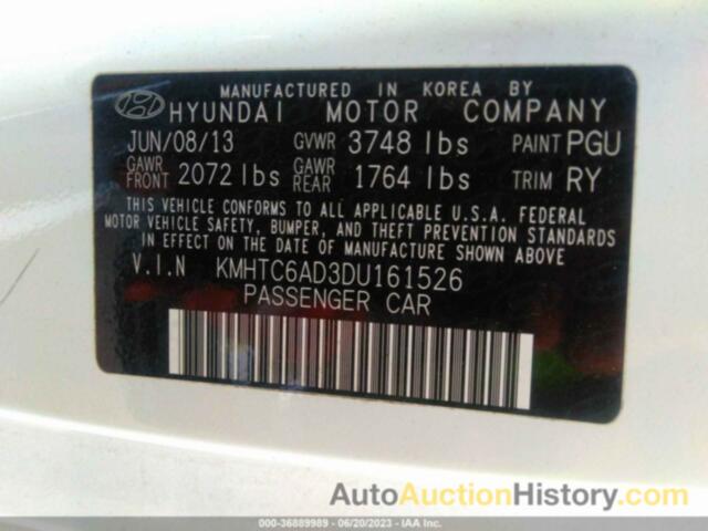 HYUNDAI VELOSTER MIX, KMHTC6AD3DU161526