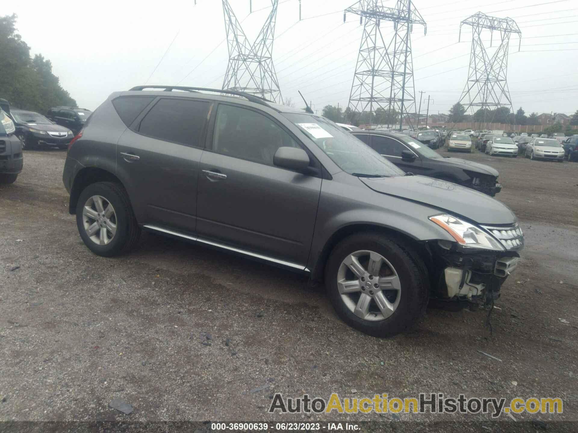 NISSAN MURANO SL, JN8AZ08W36W532291