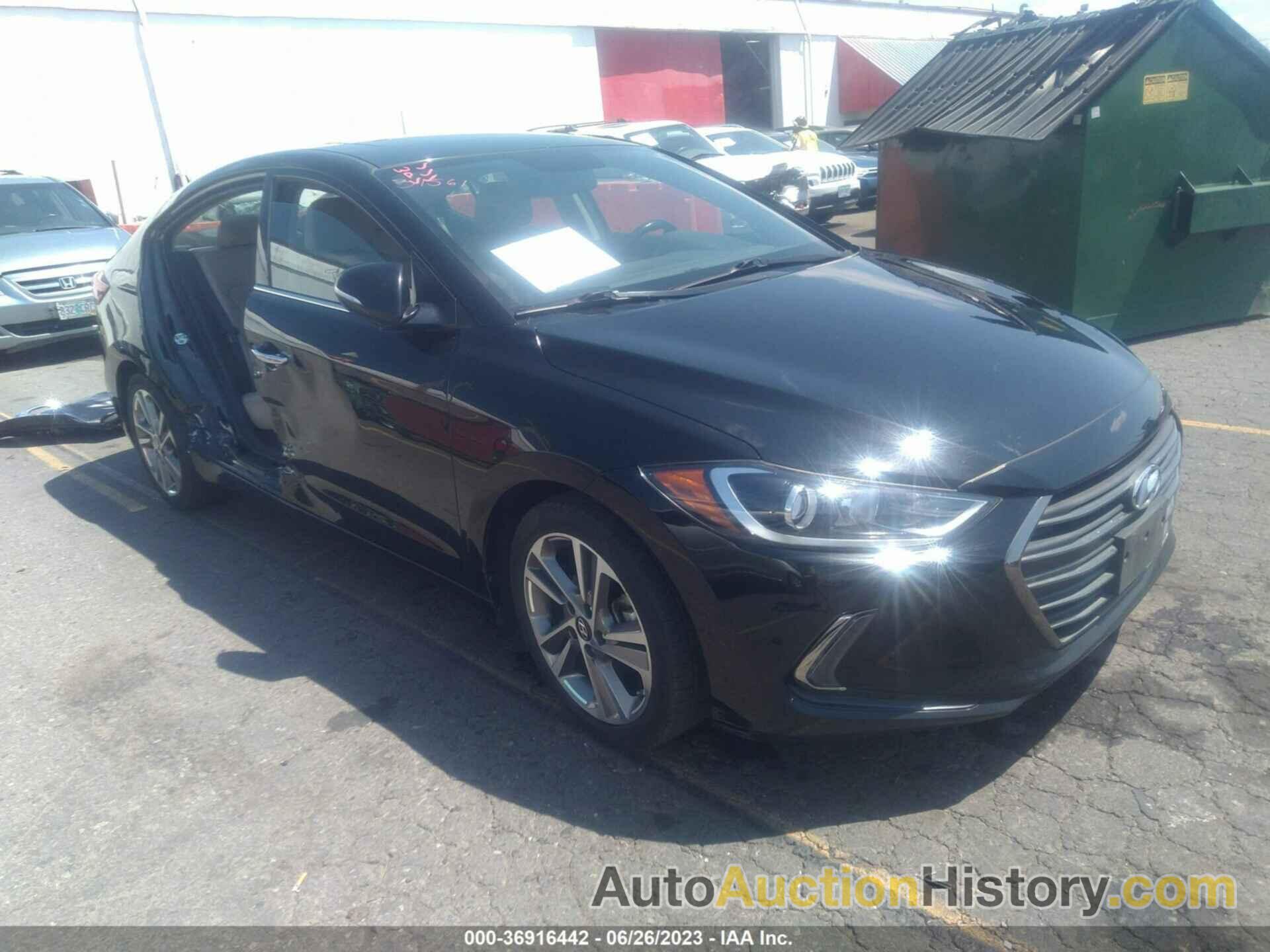 HYUNDAI ELANTRA LIMITED, 5NPD84LF1HH074057