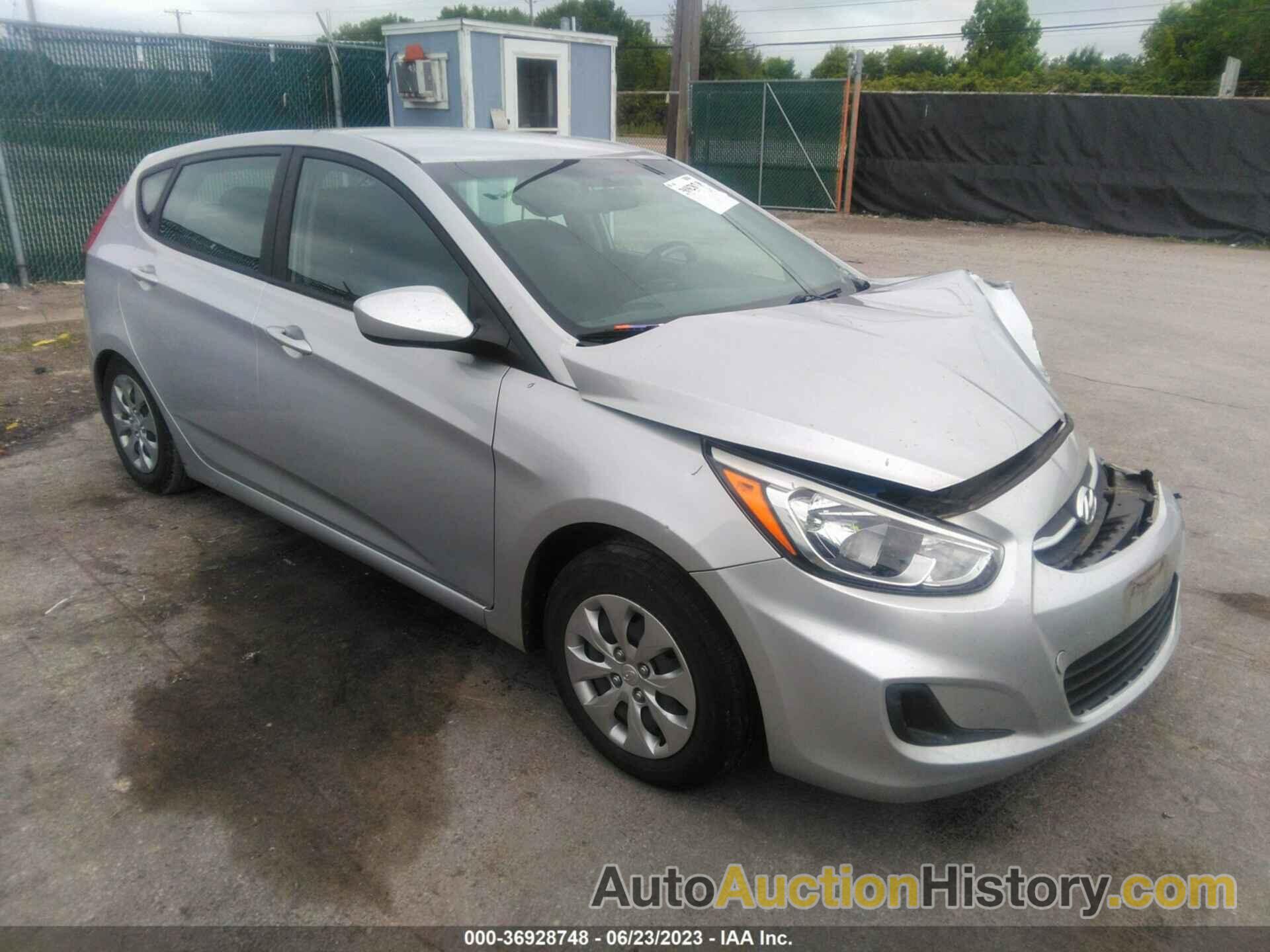 HYUNDAI ACCENT SE, KMHCT5AE7HU336515